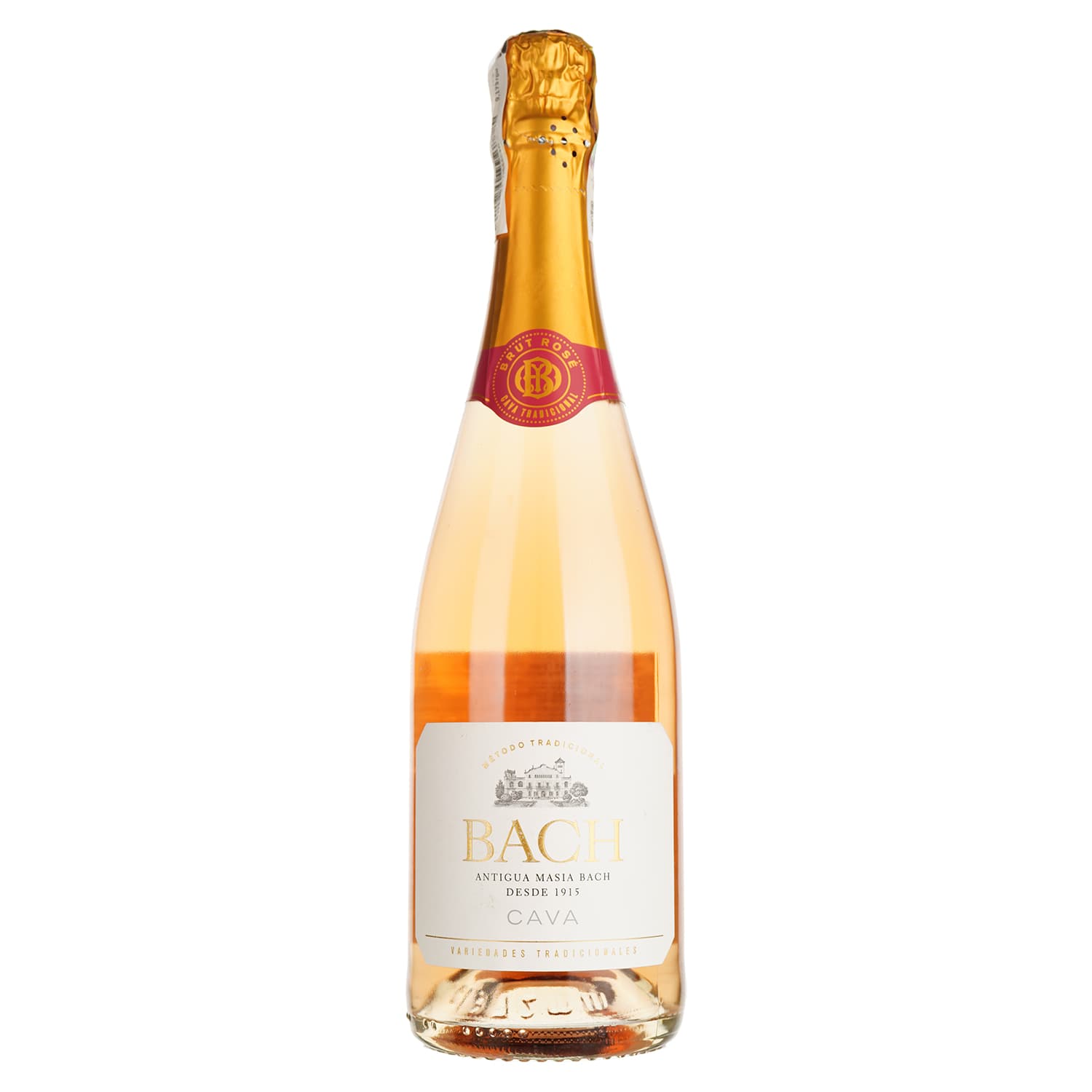 Вино ігристе Bach Cava Extrisimo Rose Brut, рожеве, брют, 0,75 л - зображення 2