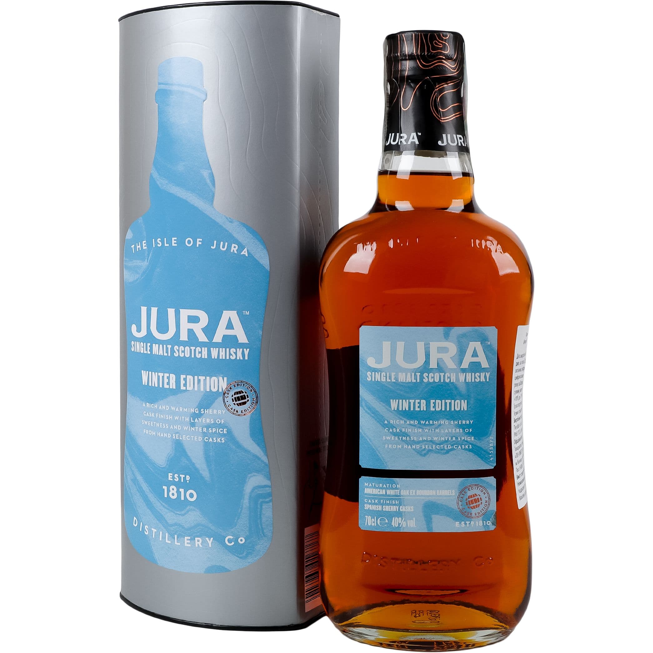 Віскі Jura Winter Edition Single Malt Scotch Whisky 40% 0.7 л (54775) - зображення 1