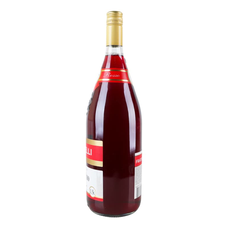 Напій винний Fratelli Fragolino Rosso червоний напівсолодкий слабоалкогольний газований 6-6.9% 1.5 л - зображення 2