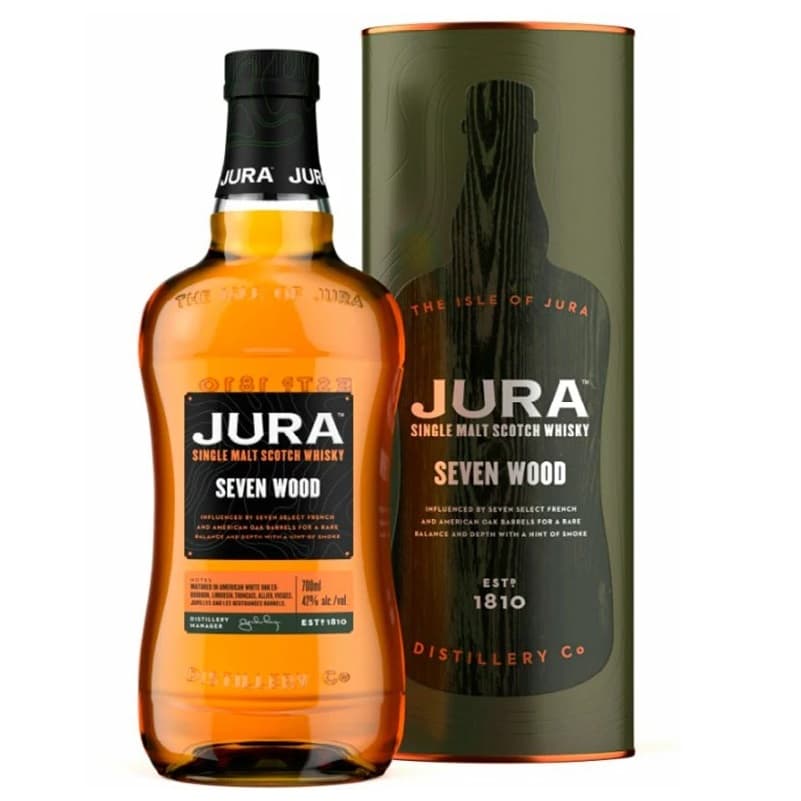 Віскі Jura Seven Wood Single Malt Scotch Whisky, 42%, 0,7 л (42746) - зображення 1
