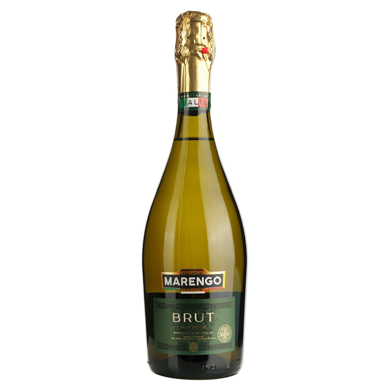 Вино ігристе Marengo Brut Cuvee біле сухе 0.75 л - зображення 1