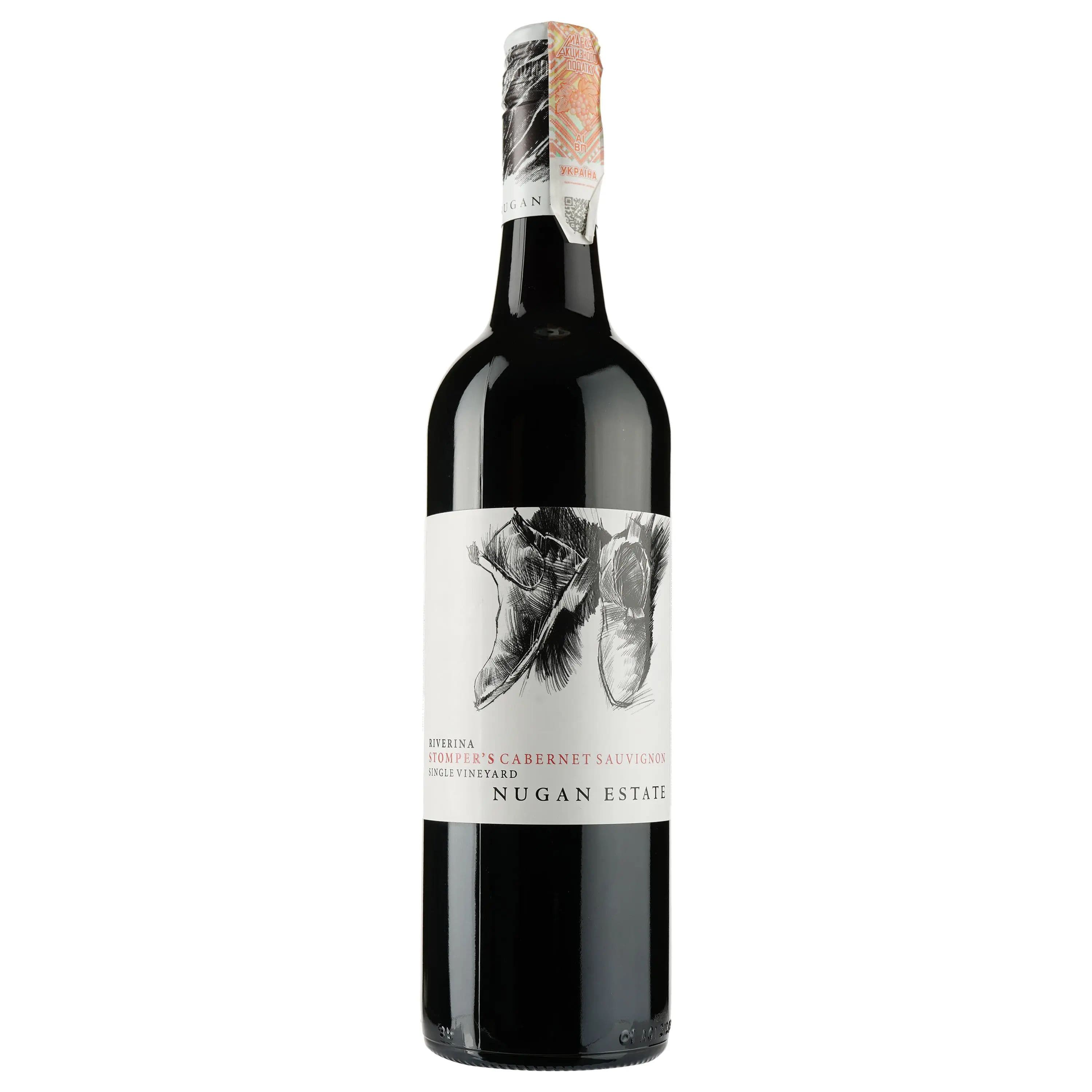 Вино Nugan Estate Cabernet Sauvignon Stomper's, червоне, сухе, 0,75 л - зображення 1