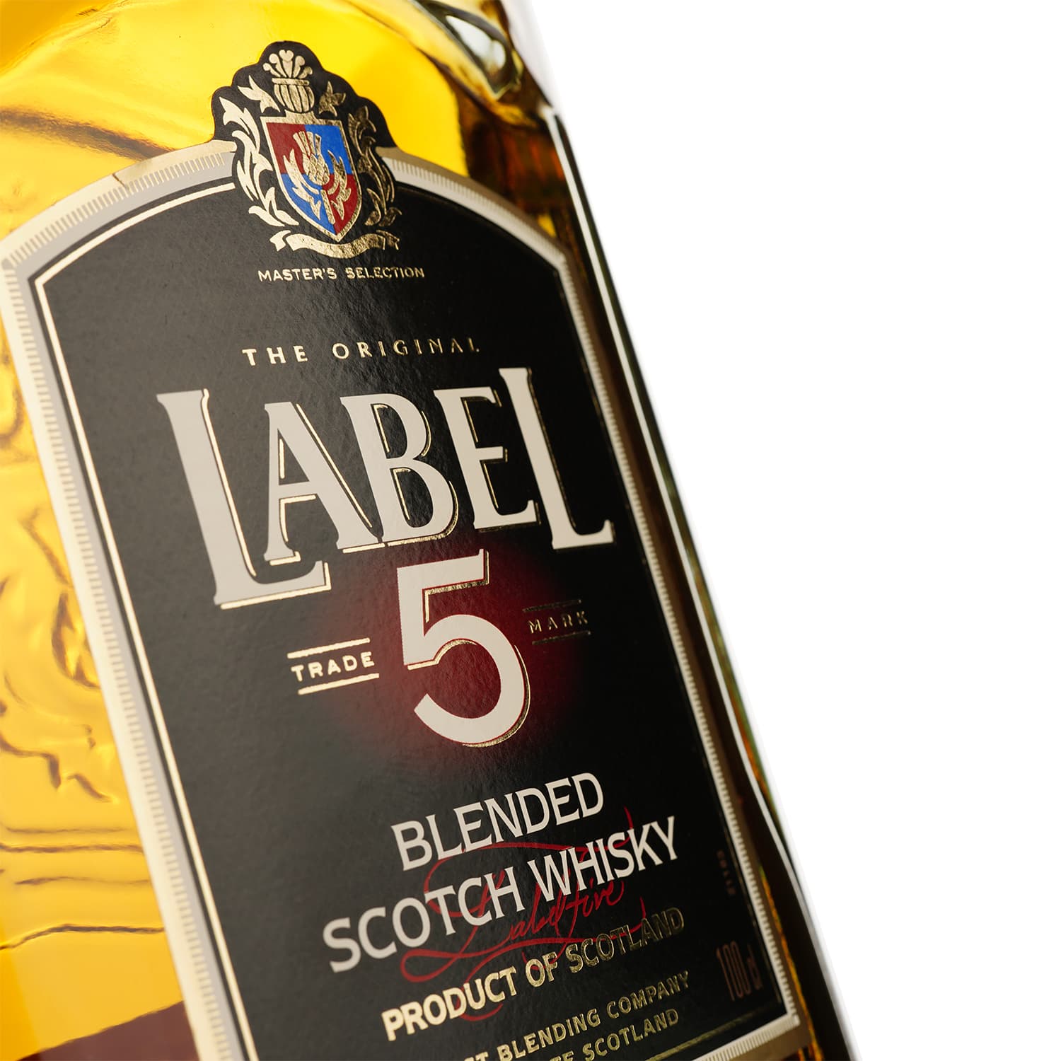 Віскі Label 5 Classic Black Blended Scotch Whisky 40% 1 л - зображення 3