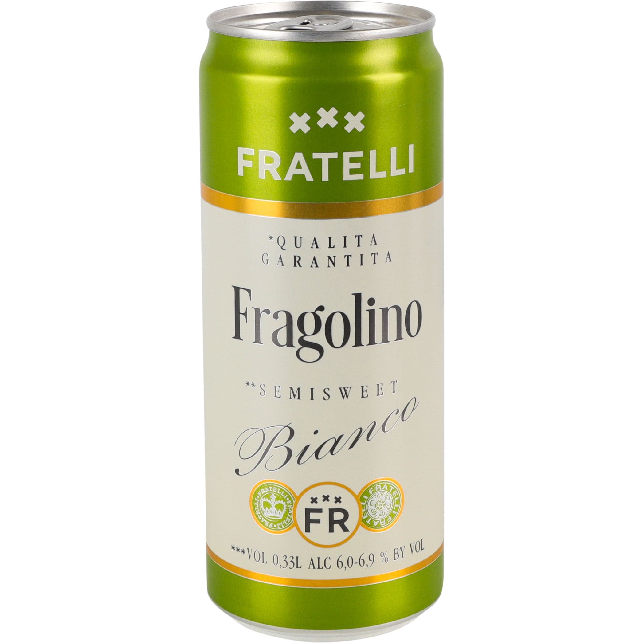 Напій винний Fratelli Fragolino Bianco білий напівсолодкий слабоалкогольний ігристий 6-6.9% 0.33 л (828585) - зображення 2