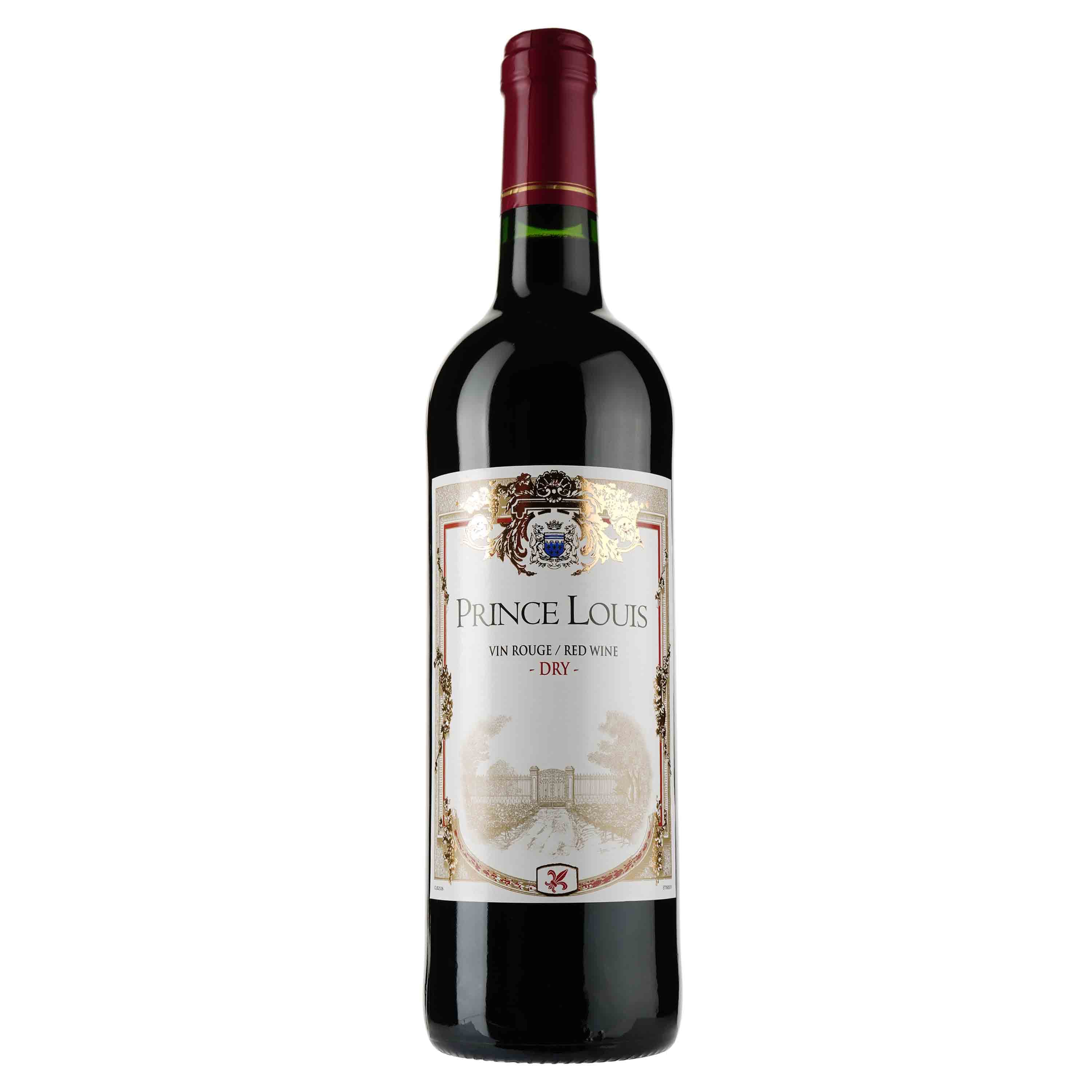 Вино Prince Louis Rouge Dry, червоне, сухе, 11%, 0,75 л (1312940) - зображення 1
