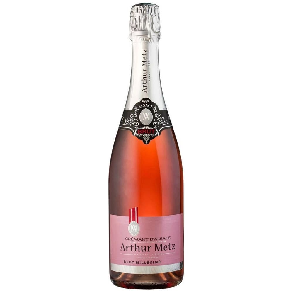 Вино ігристе Arthur Metz Cremant D'Alsace рожеве брют 0.75 л