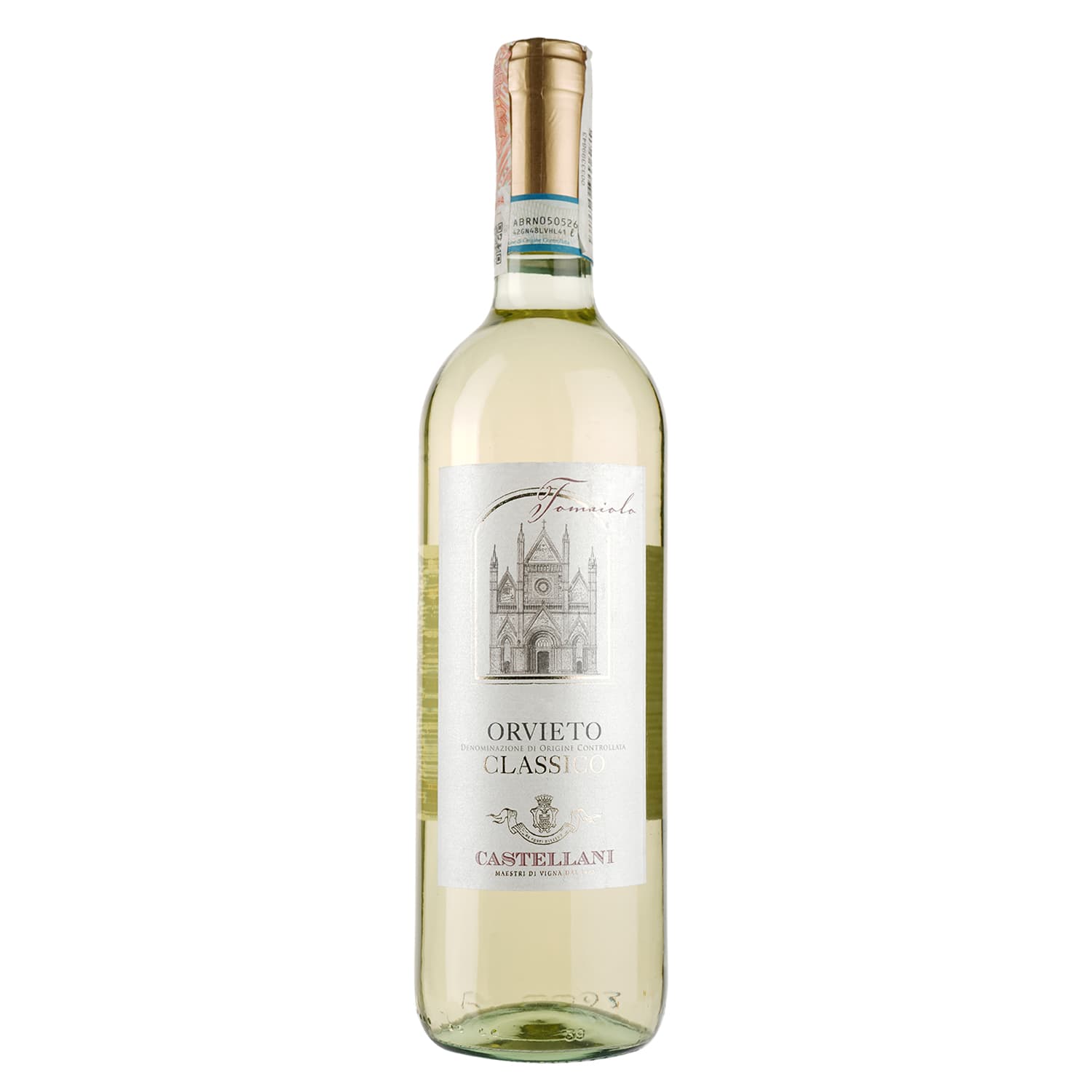 Вино Castellani Orvieto Classico Tomaiolo DOC, біле, сухе, 12%, 0,75 л - зображення 1