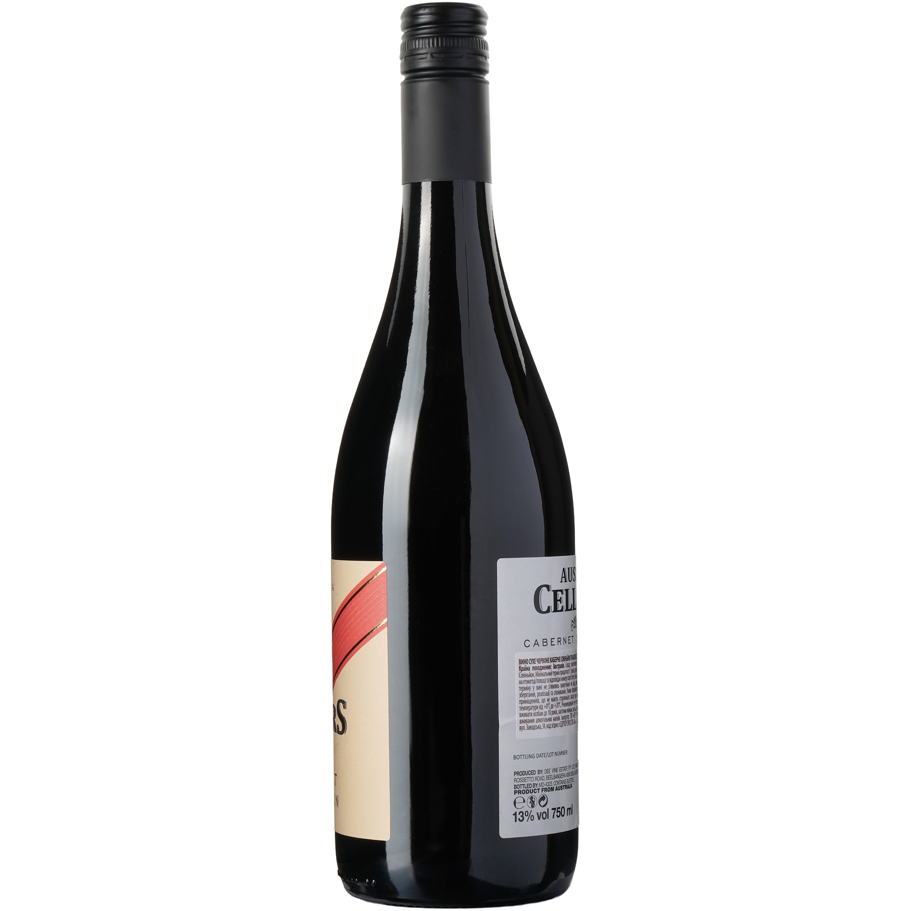 Вино Aussie Cellars Cabernet Sauvignon червоне сухе 0.75 л - зображення 3