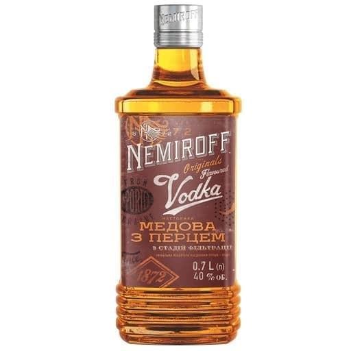 Настоянка Nemiroff Originals Українська медова з перцем 40% 0.7 л (1649) - зображення 1