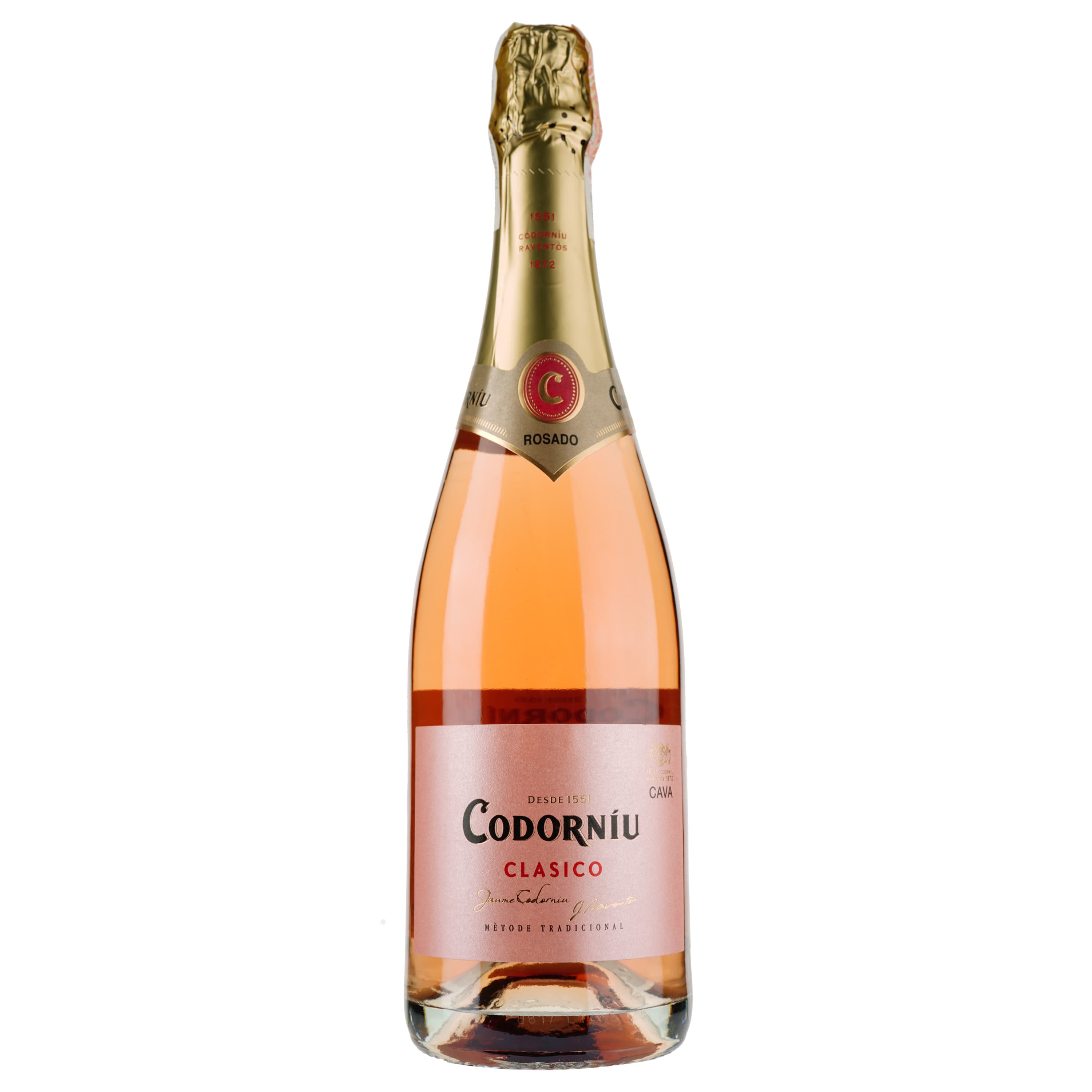 Ігристе вино Codorniu Clasico Rosado Brut, 11,5%, 0,75 л - зображення 1