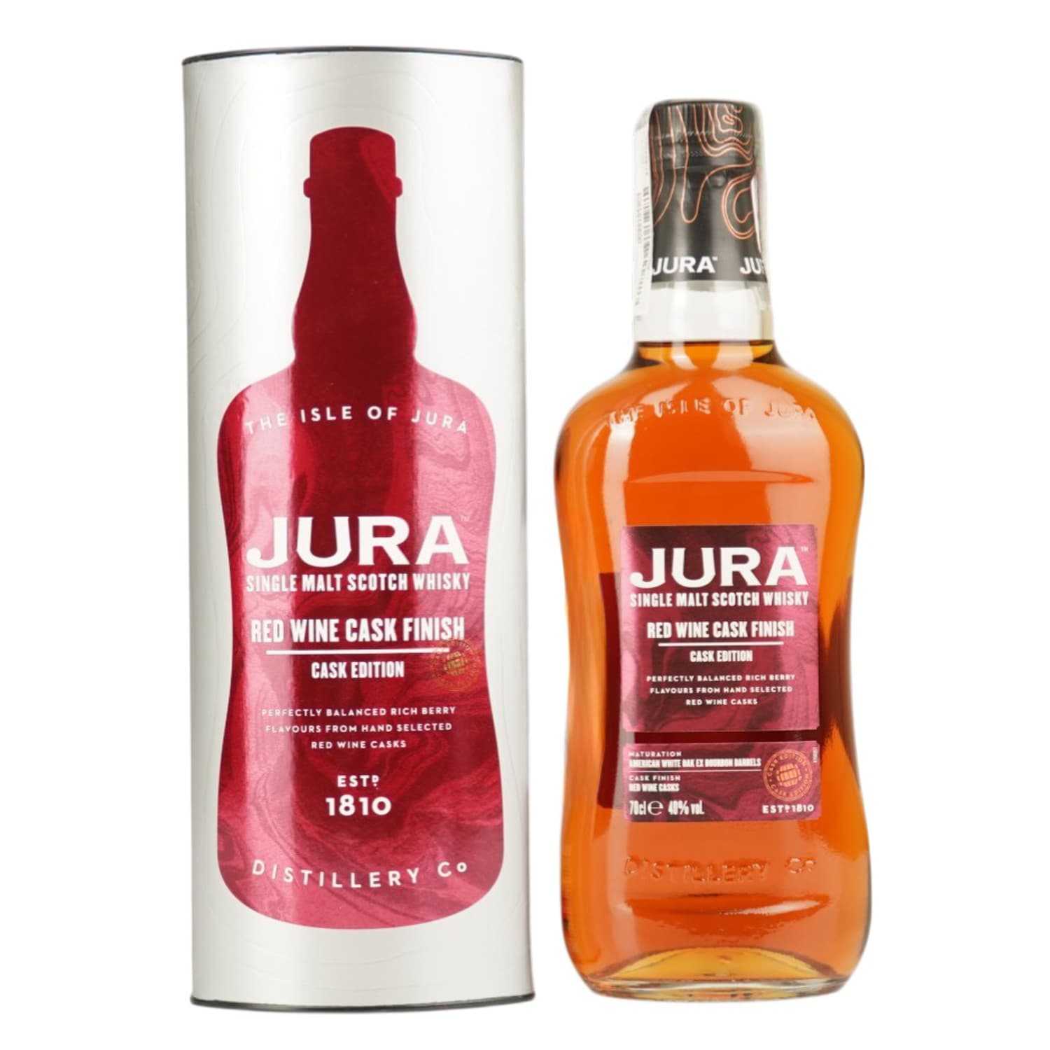 Віскі Jura Red Wine Single Malt Scotch Whisky, 40%, 0,7 л (54773) - зображення 1