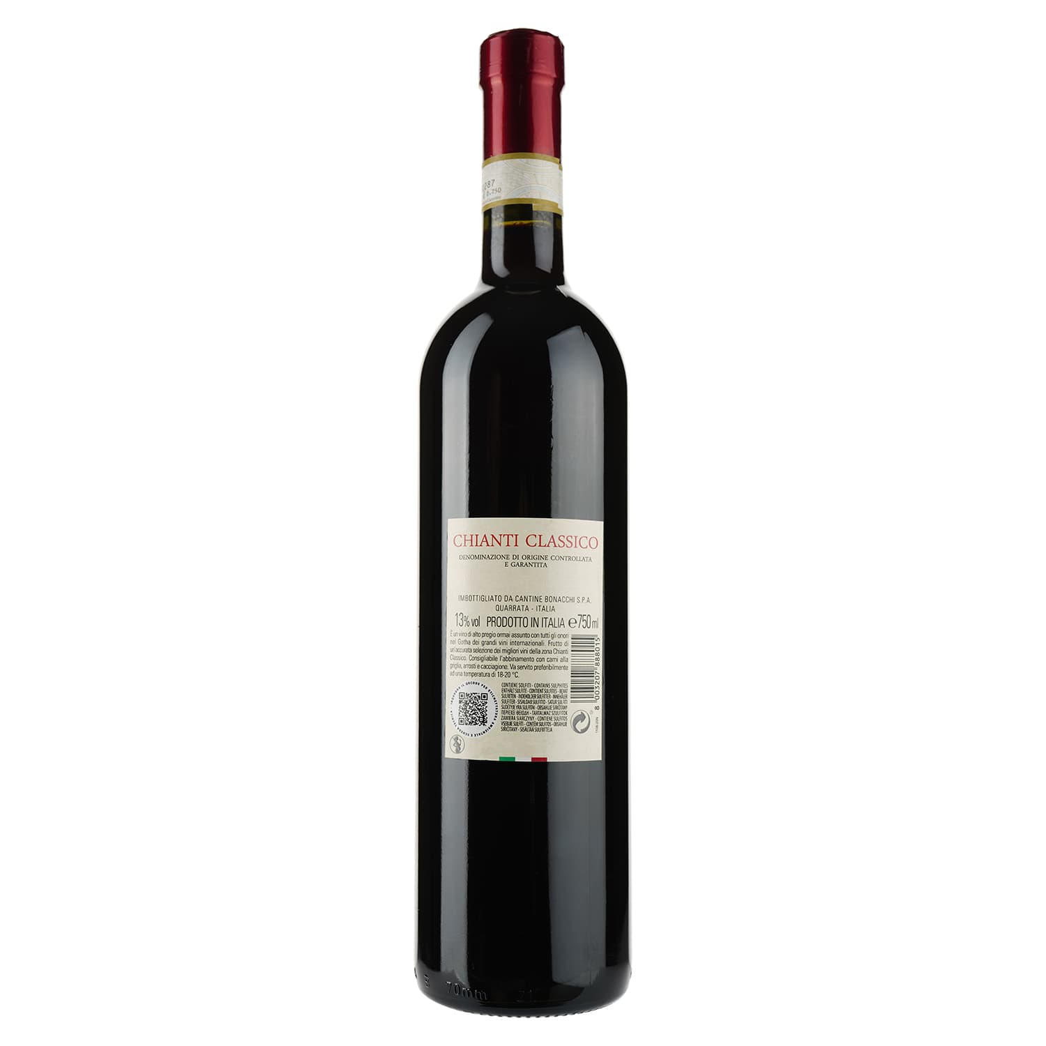 Вино Bonacchi Chianti Classico, 12,5%, 0,75 л - зображення 2