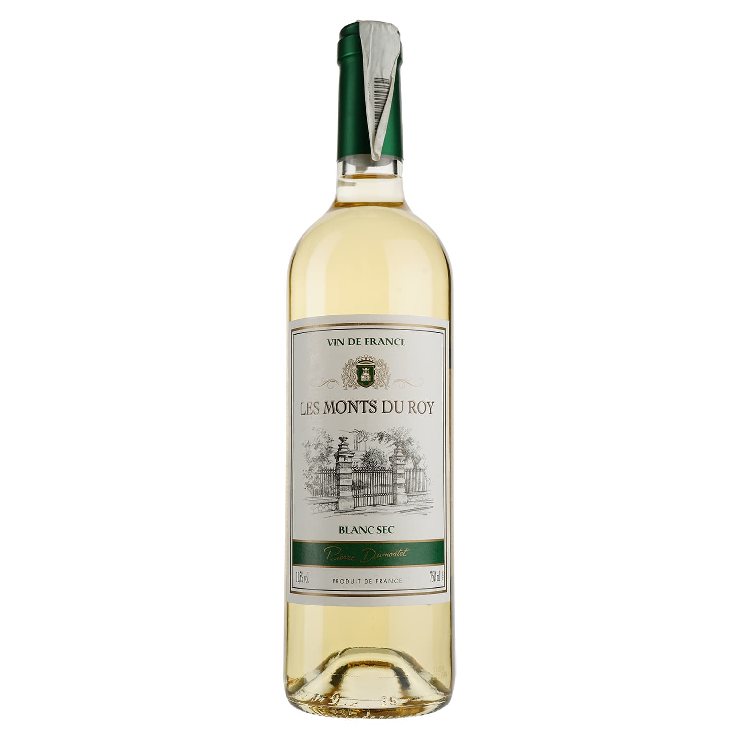 Вино Les Monts du Roy Piere Dumonte Blanc, біле, сухе, 11,5%, 0,75 л - зображення 1