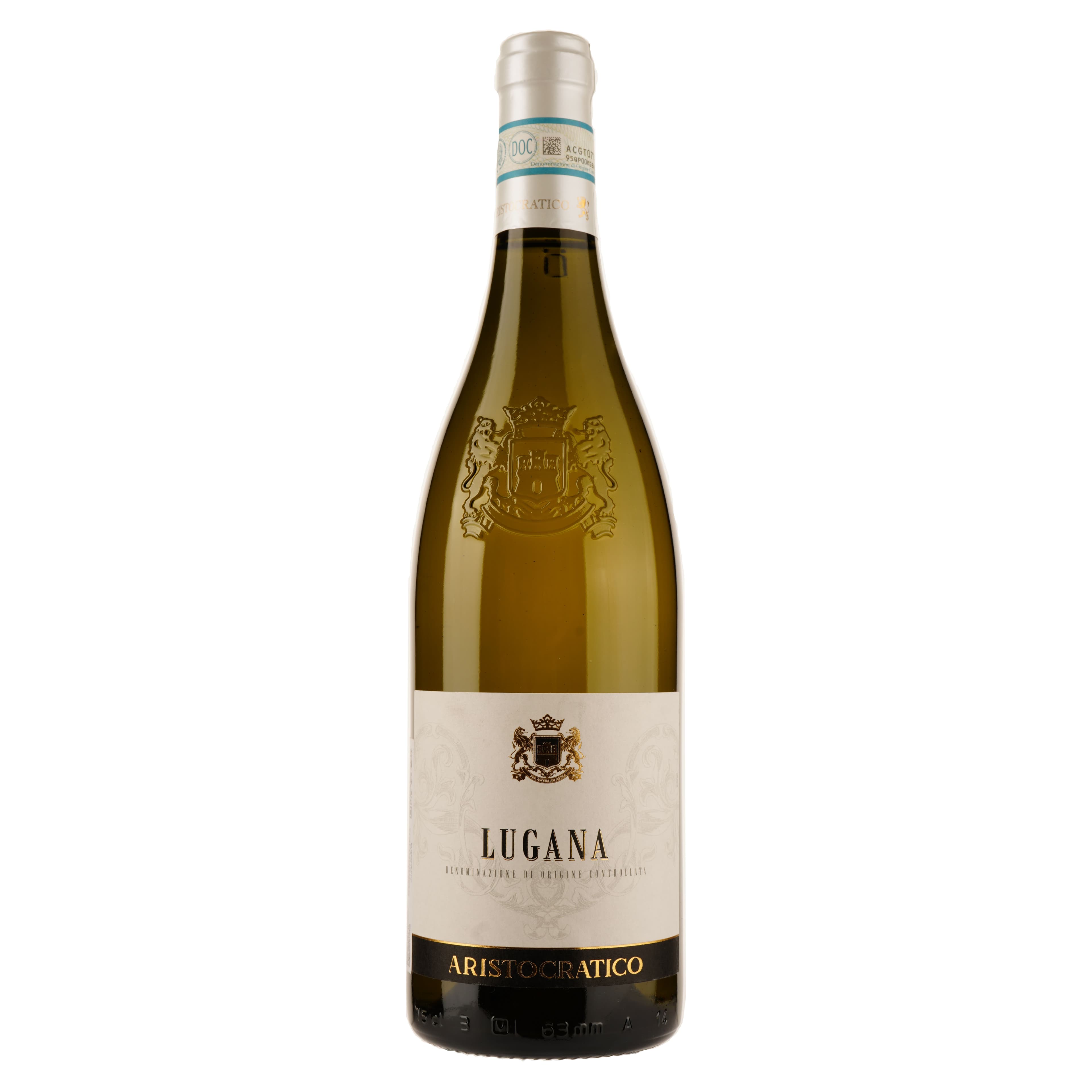Вино Aristocratico Lugana DOC Veneto, біле, сухе, 0,75 л - зображення 1