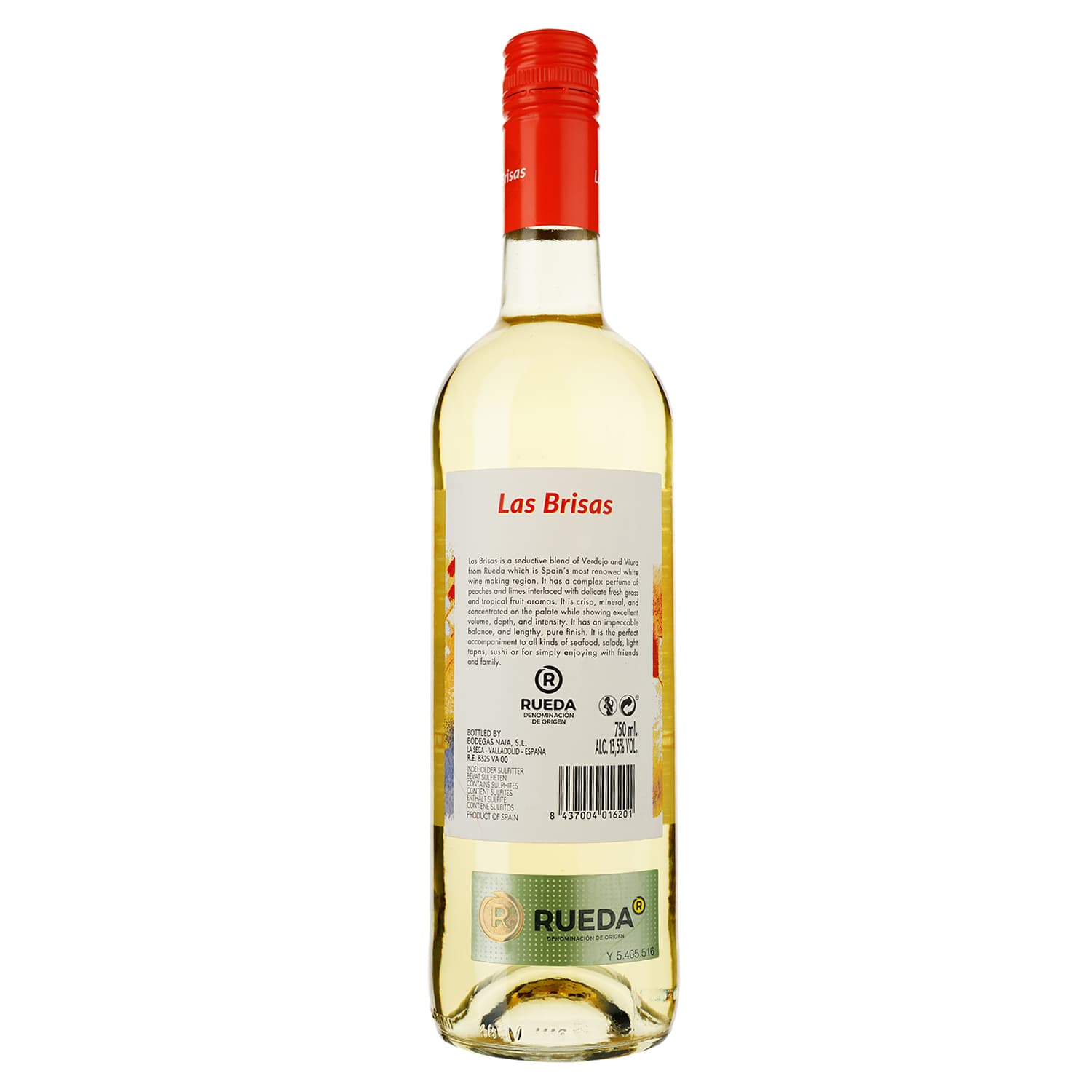 Вино Bodegas Naia Las Brisas Blend, біле, сухе, 0,75 л - зображення 2