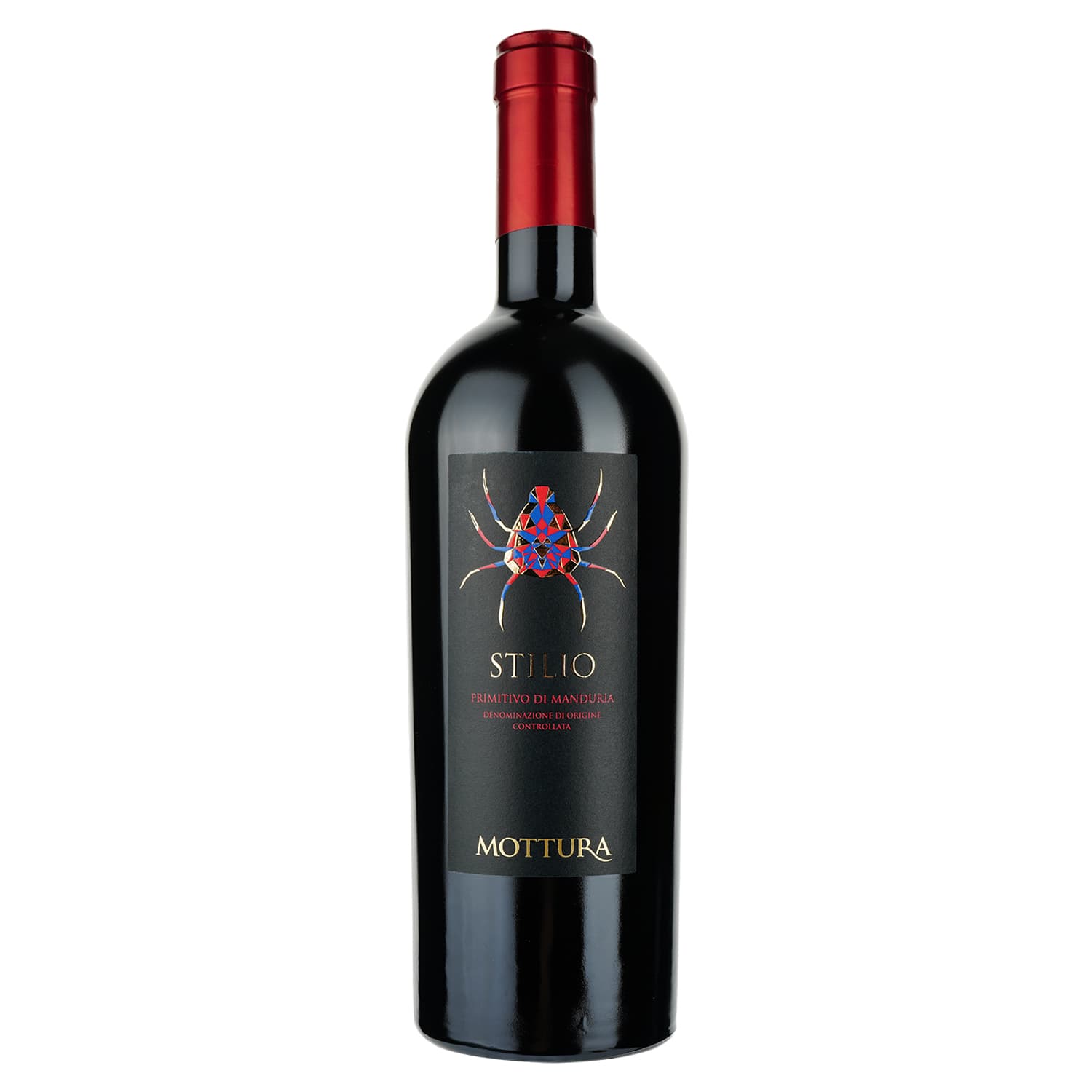 Вино Mottura Vini Primitivo di Manduria Stilio DOC, червоне, сухе, 0,75 л - зображення 1