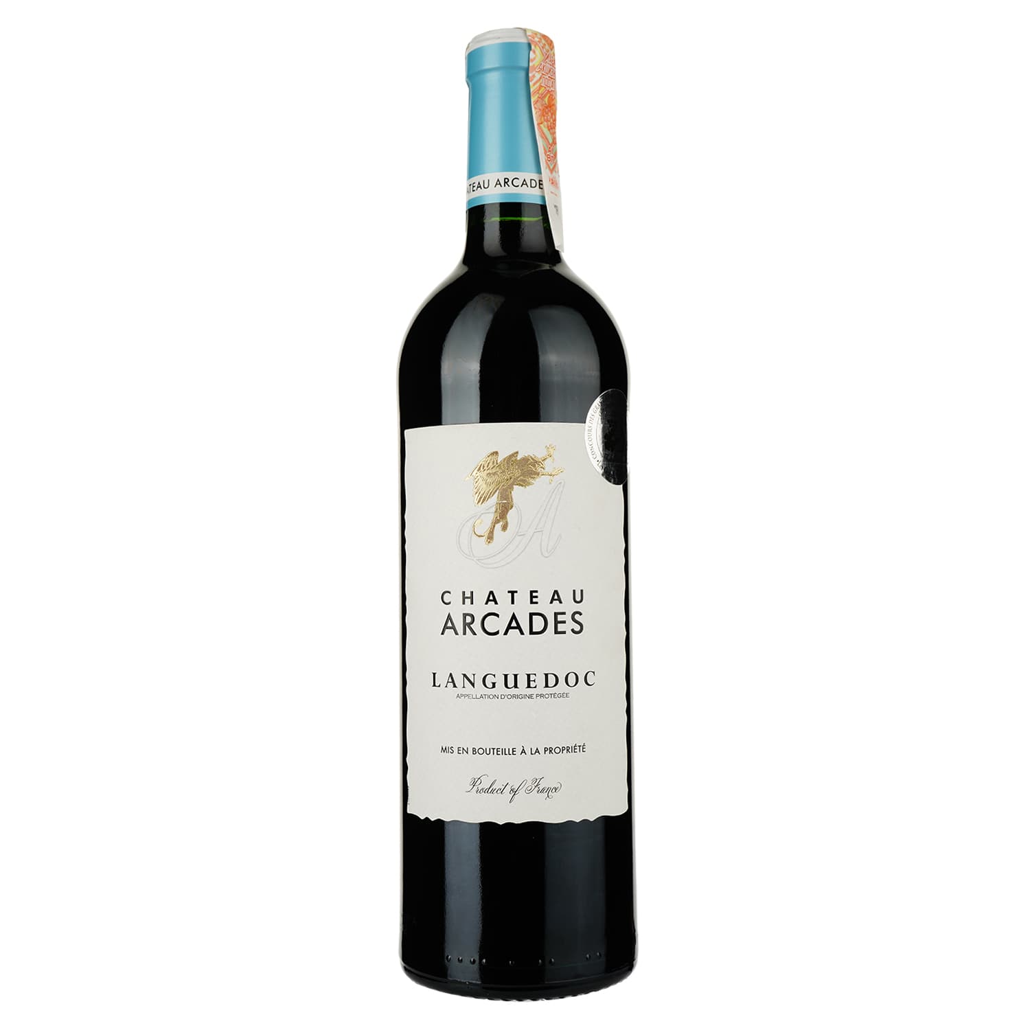 Вино Chateau Arcades Languedoc AOC/AOP, червоне, сухе, 14,5%, 0,75 л - зображення 1