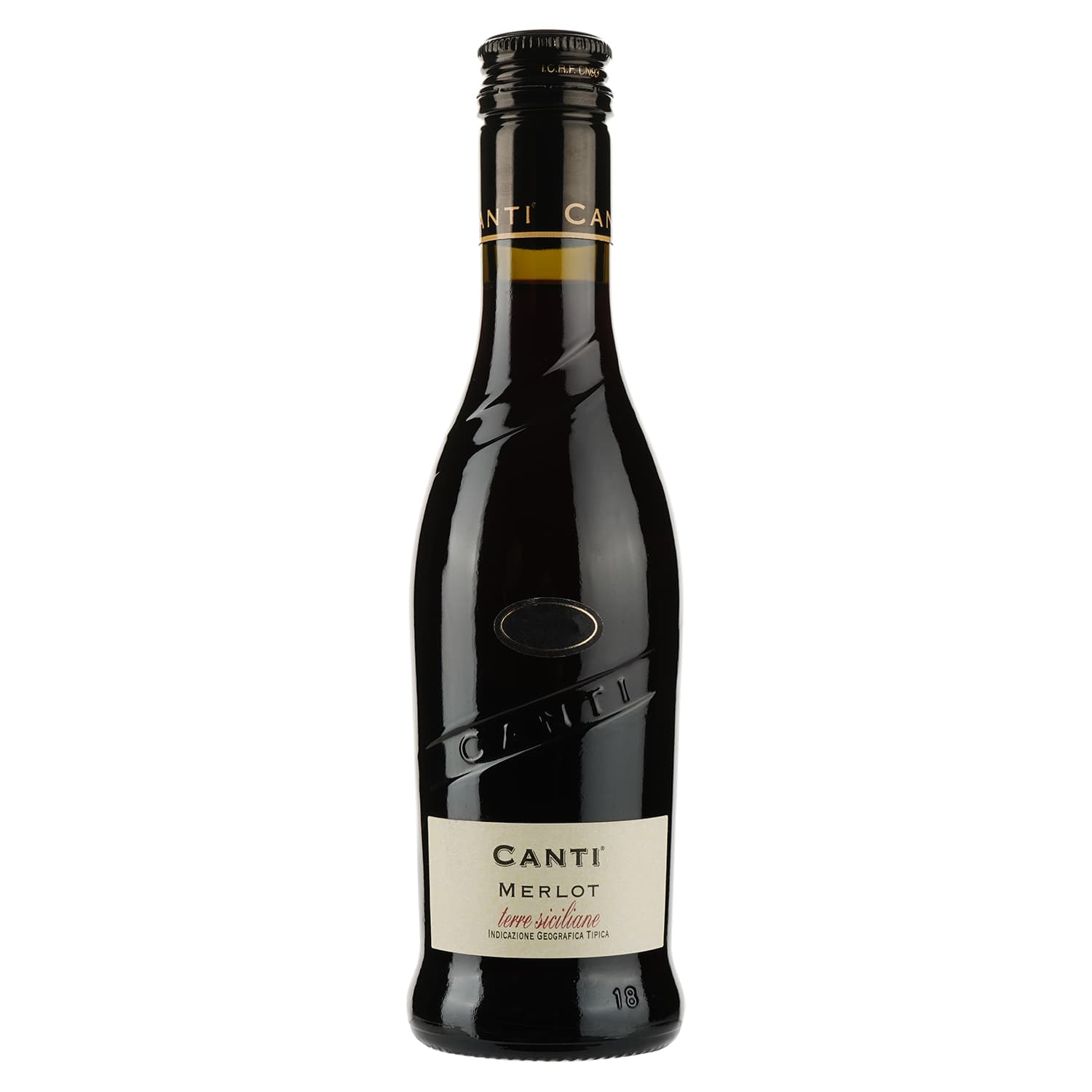 Вино Canti Merlot Terre Siciliane, червоне, сухе, 13%, 0,25 л (32790) - зображення 1