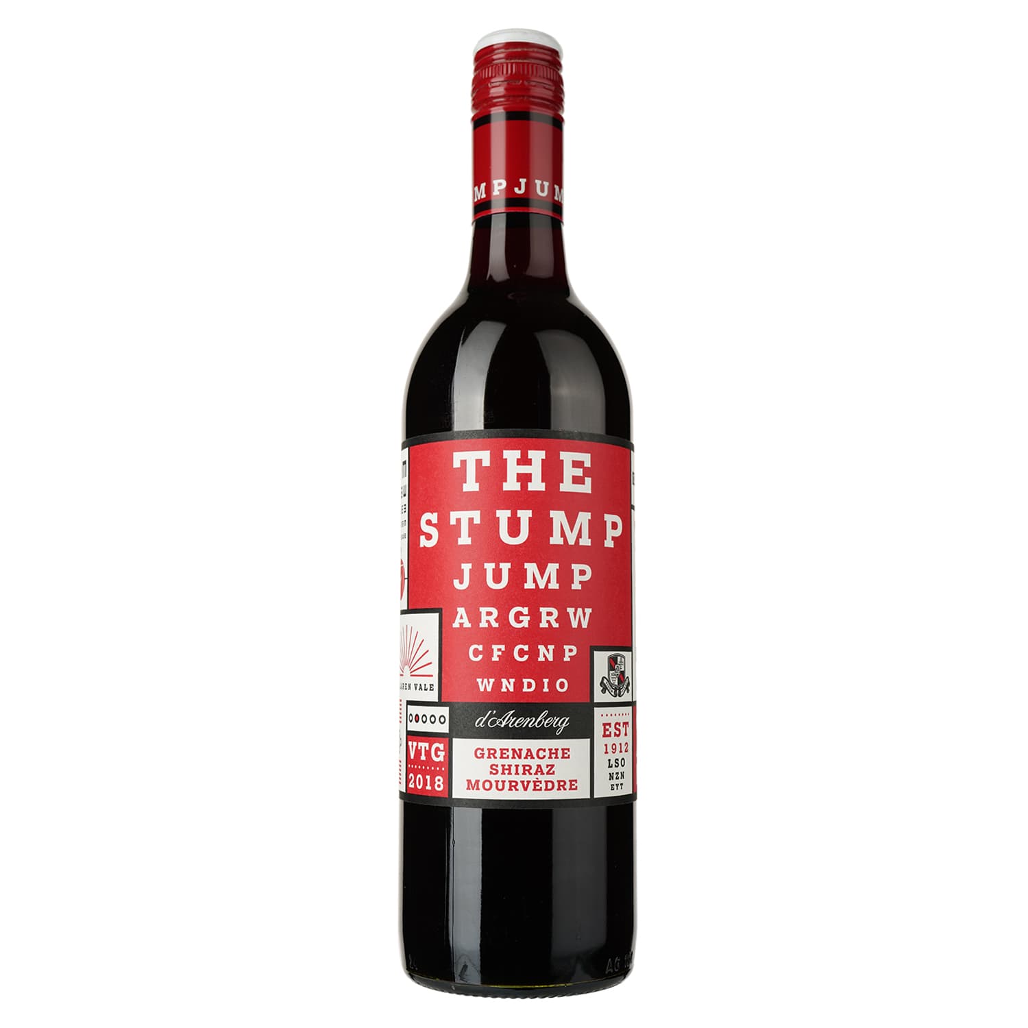 Вино d'Arenberg The Stump Jump Red, червоне, сухе, 14,5%, 0,75 л (4769) - зображення 1