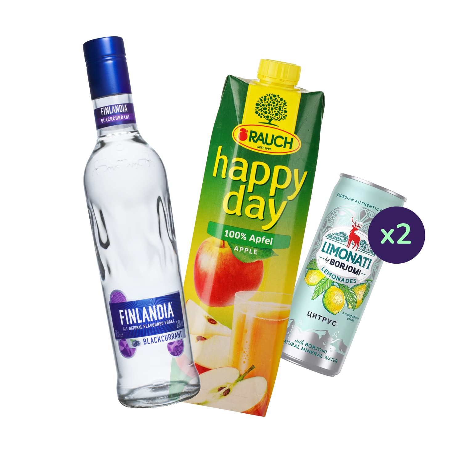 Коктейль Summer Garden (набір інгредієнтів) х13 на основі Finlandia - зображення 2