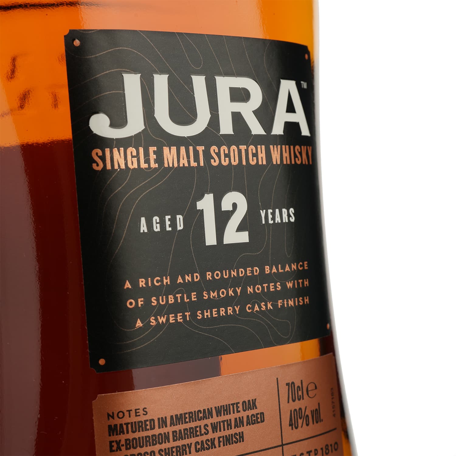 Віскі Jura 12yo Single Malt Scotch Whisky, 40%, 0,7 л + 2 келихи (48042) - зображення 4