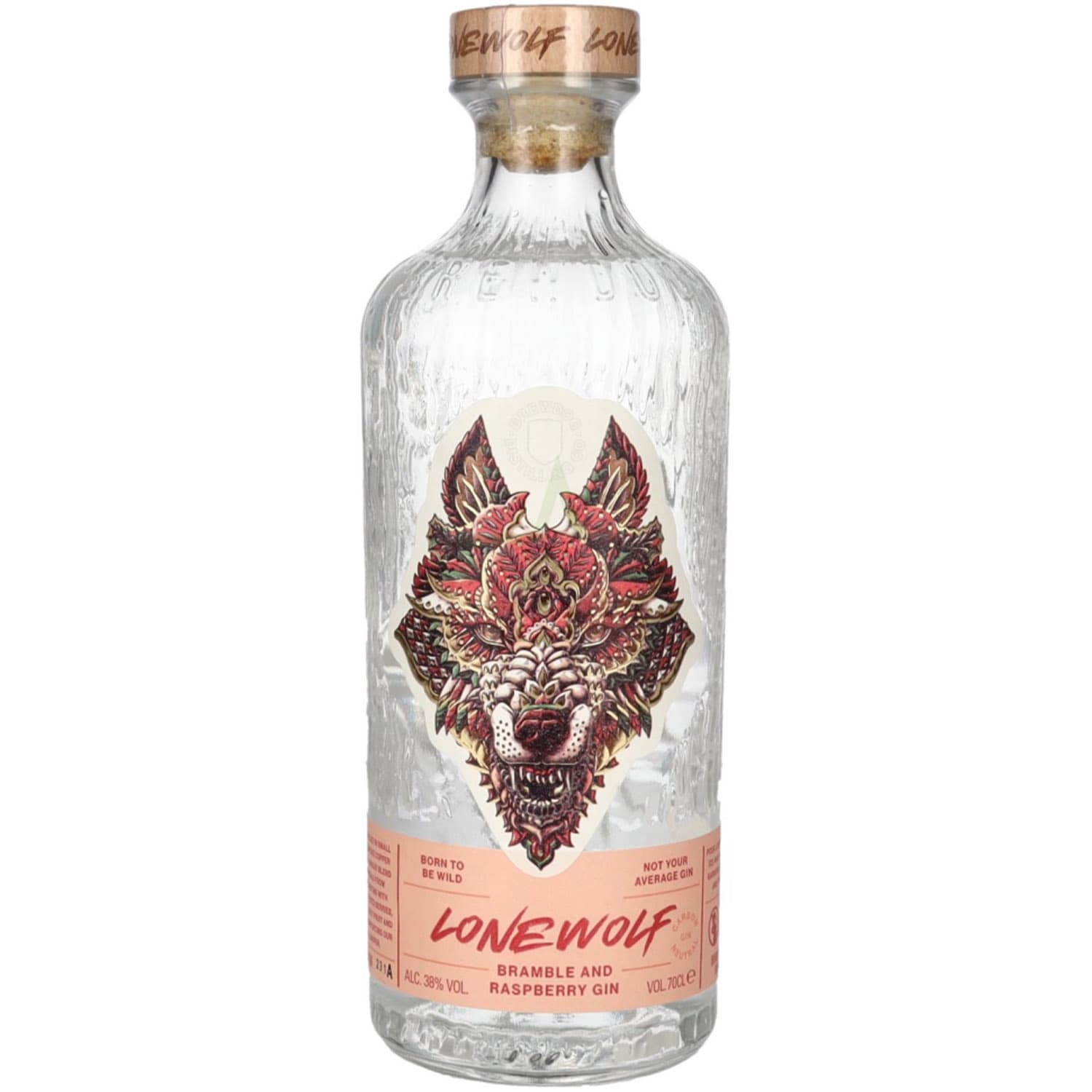 Джин BrewDog LoneWolf Raspberry & Bramble Gin 38% 0.7 л - зображення 1