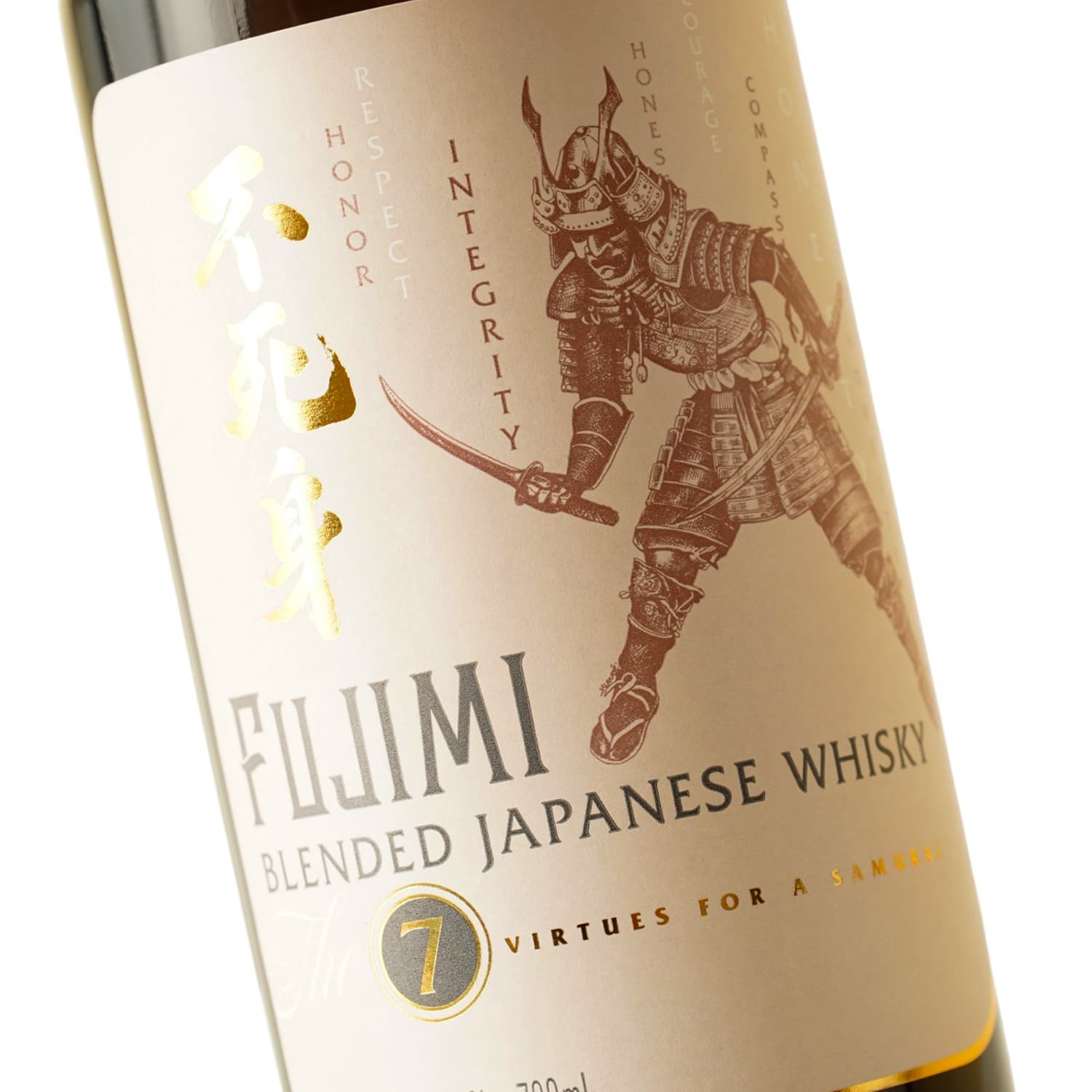Віскі Fujimi The 7 Virtues of the Samurai Blended Japanese Whisky, 40%, у подарунковій упаковці, 0,7 л - зображення 7