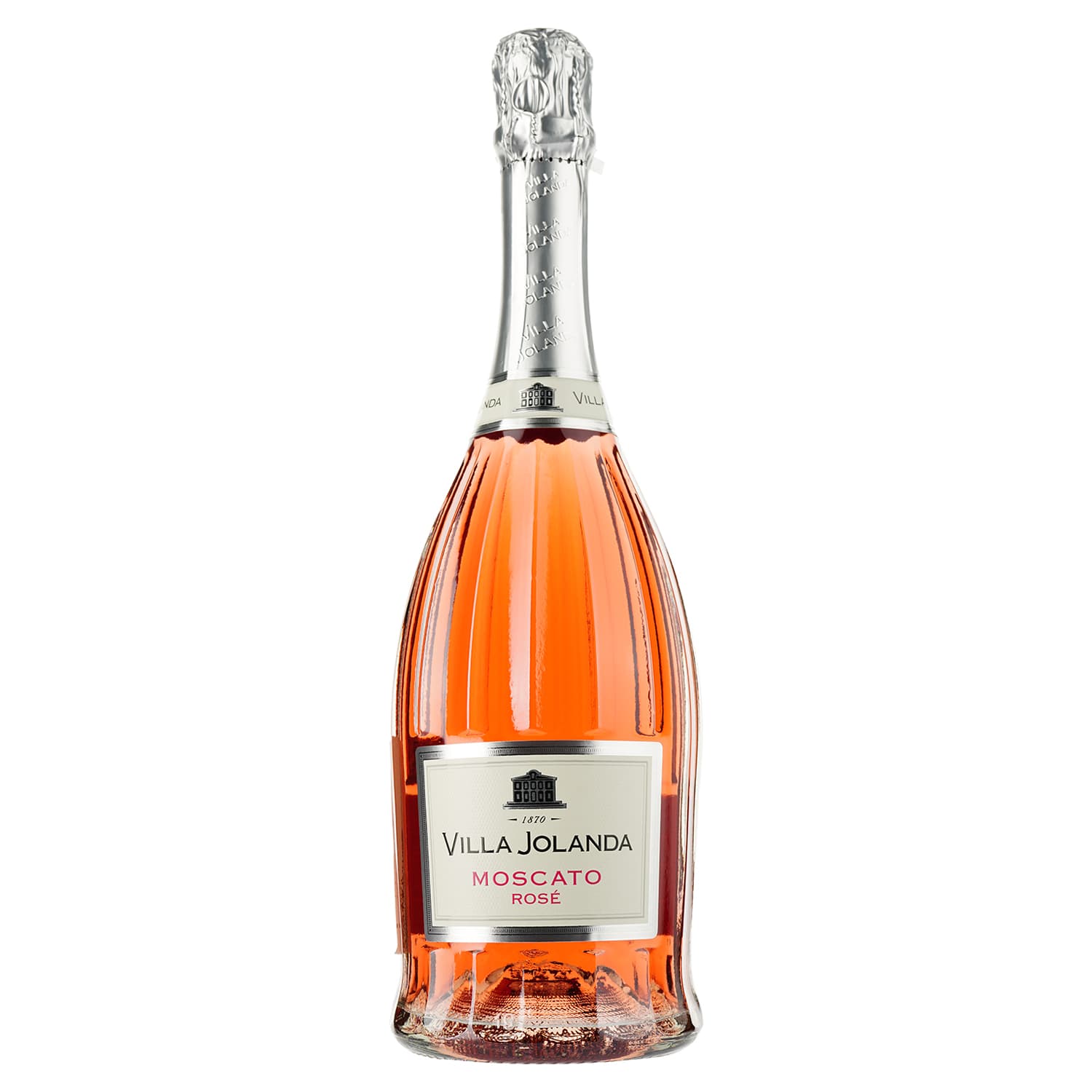 Вино ігристе Santero Moscato Rose Villa Jolanda Carved, рожеве, солодке, 6,5%, 0,75 л (2184) - зображення 1