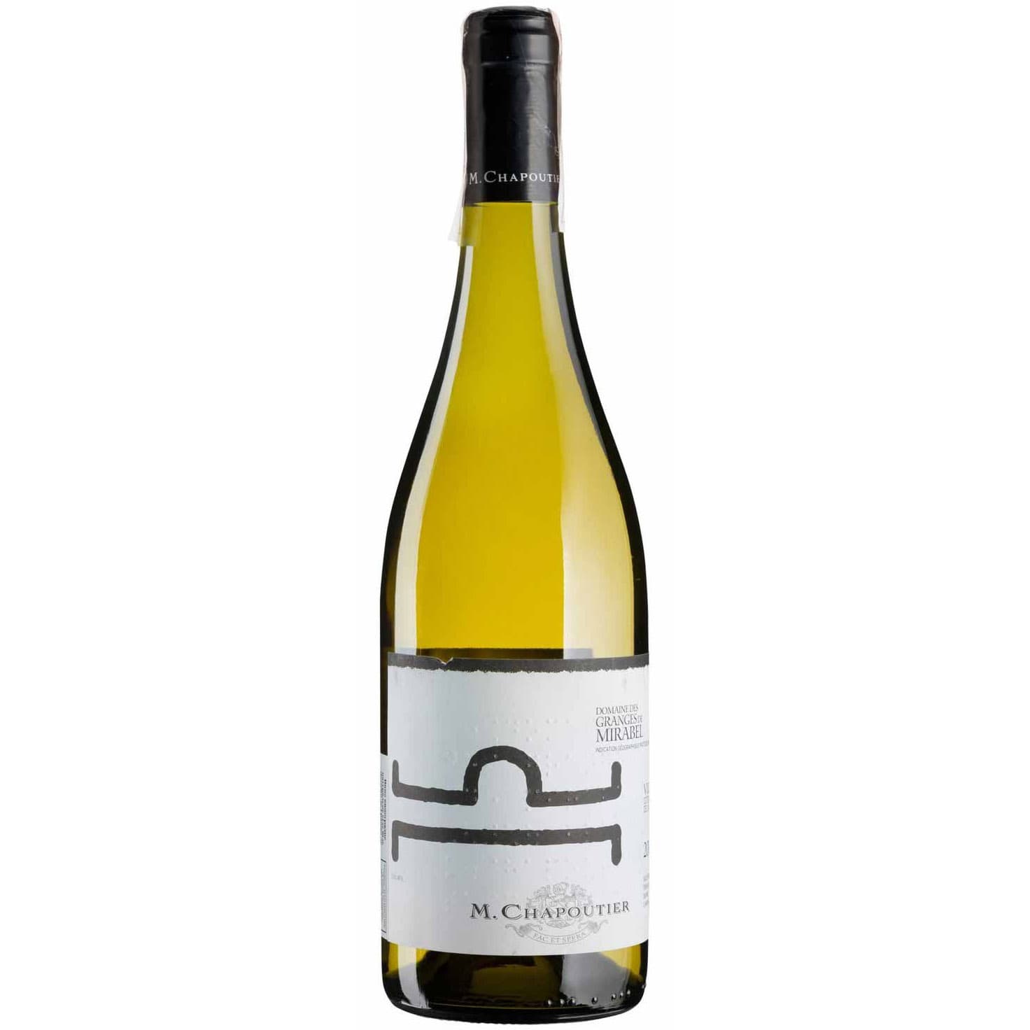 Вино M.Chapoutier Domaine des Granges de Mirabelle Blanc біле сухе 0.75 л