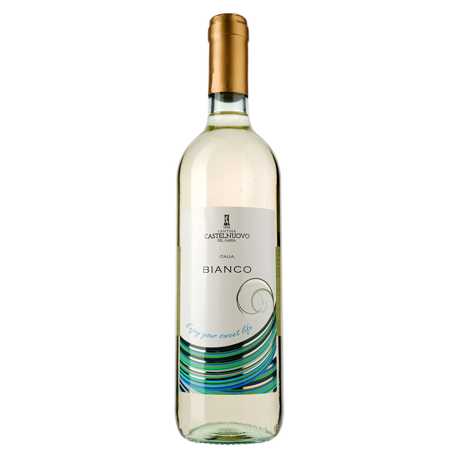Вино Cantina Castelnuovo del Garda Bianco IGT, біле, напівсолодке, 11%, 0,75 л (8000010342973) - зображення 1