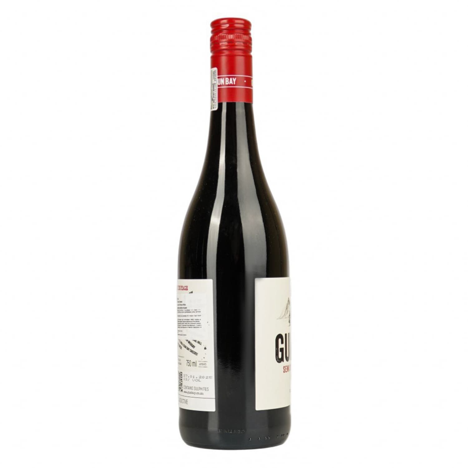 Вино Gun Bay Semi Sweet Pinotage червоне напівсолодке 0.75 л - зображення 4