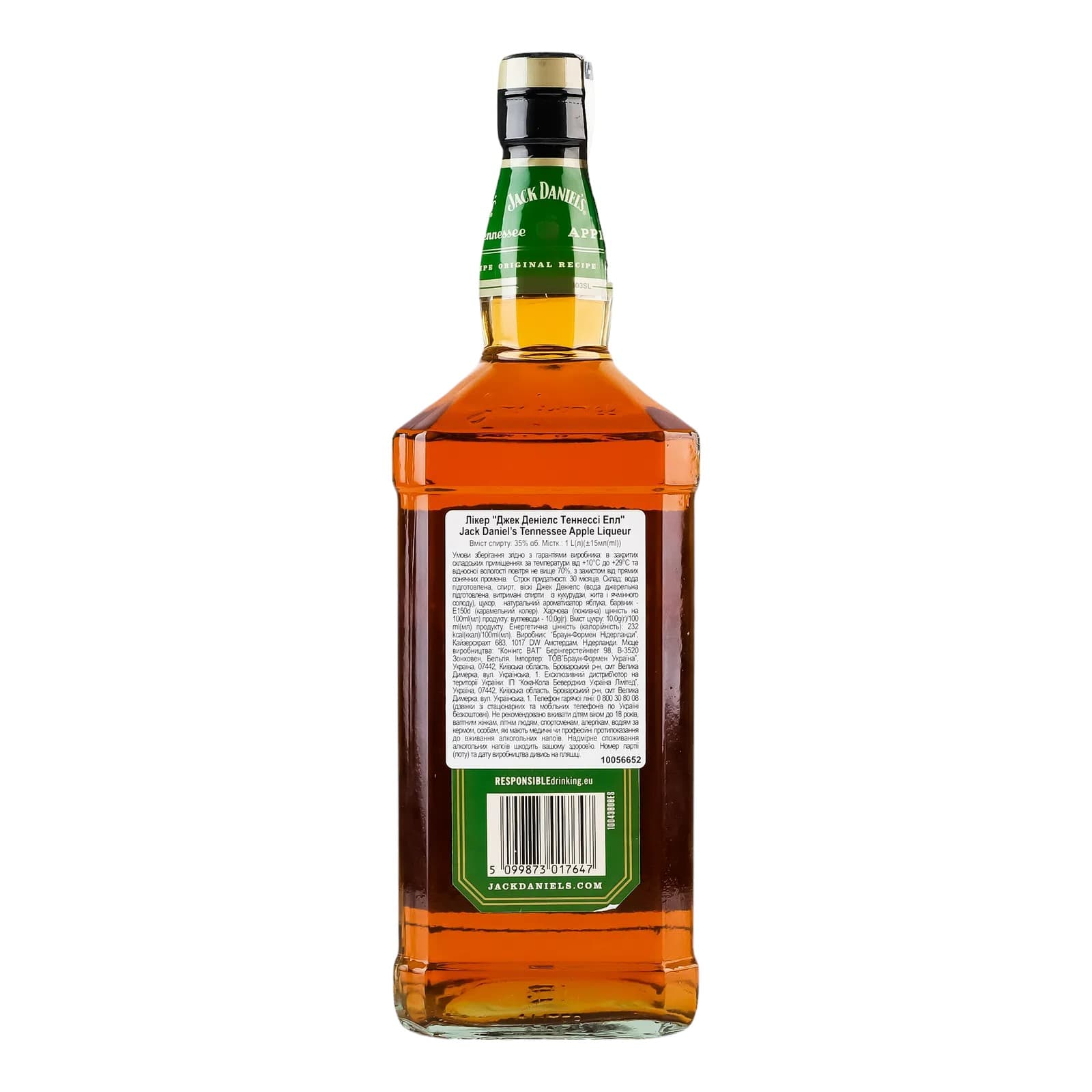 Віскі-лікер Jack Daniel's Tennessee Apple 35% 1 л - зображення 2
