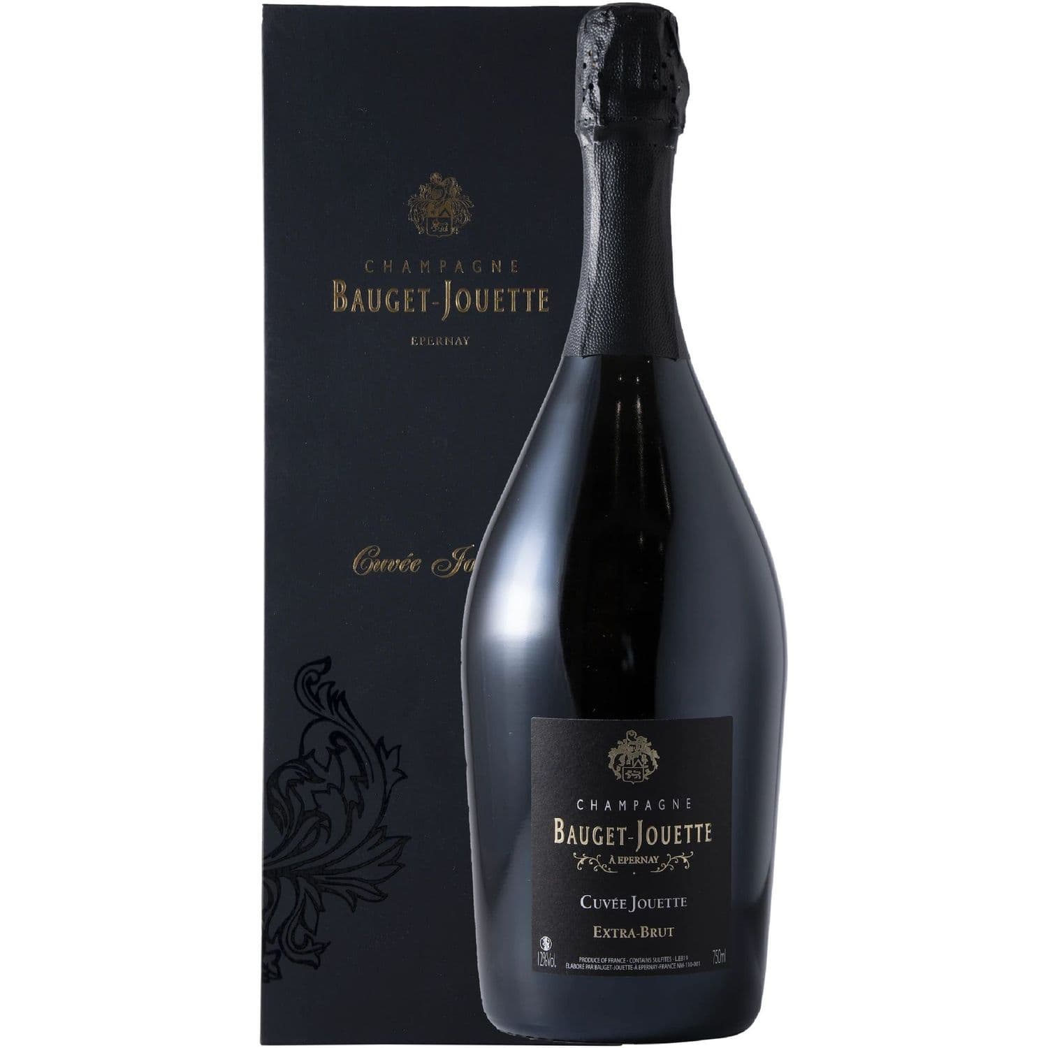 Шампанське Bauget-Jouette Champagne Cuvee Jouette Millesime Extra Brut біле екстра брют 0.75 л в коробці - зображення 1