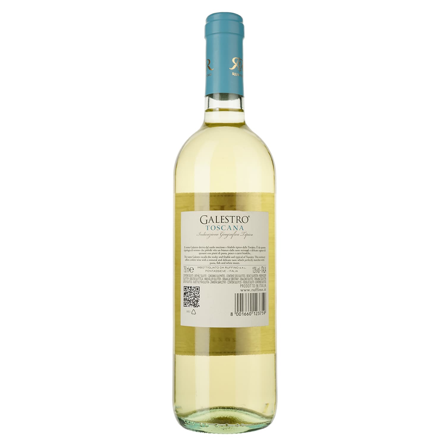 Вино Ruffino Galestro, біле, сухе, 12%, 0.75 л - зображення 2
