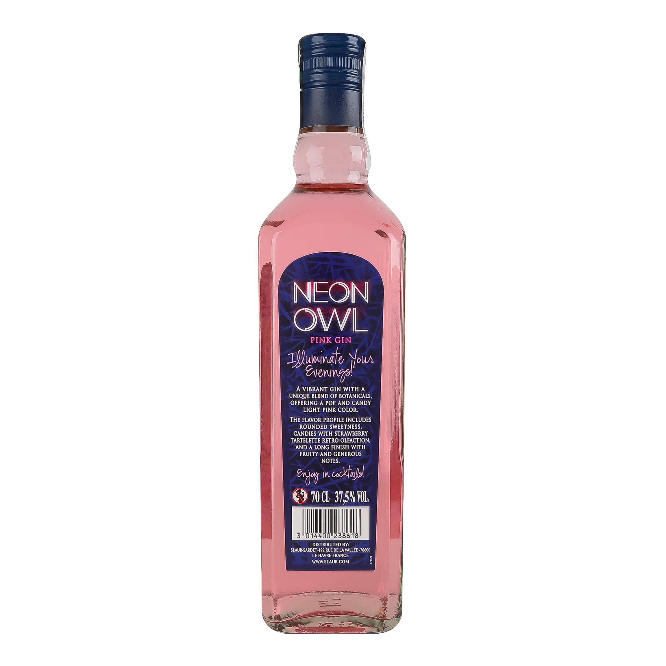 Джин Neon Owl Pink 37.5% 0.7 л - зображення 3
