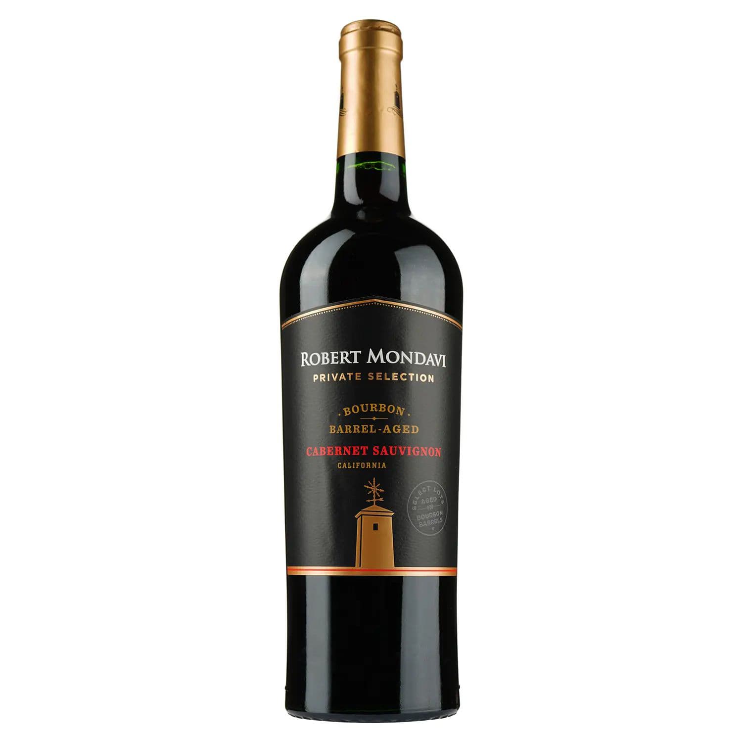 Вино Robert Mondavi Barrel Aged Cabernet Sauvignon, червоне, сухе, 14,5%, 0,75 л (90478) - зображення 1