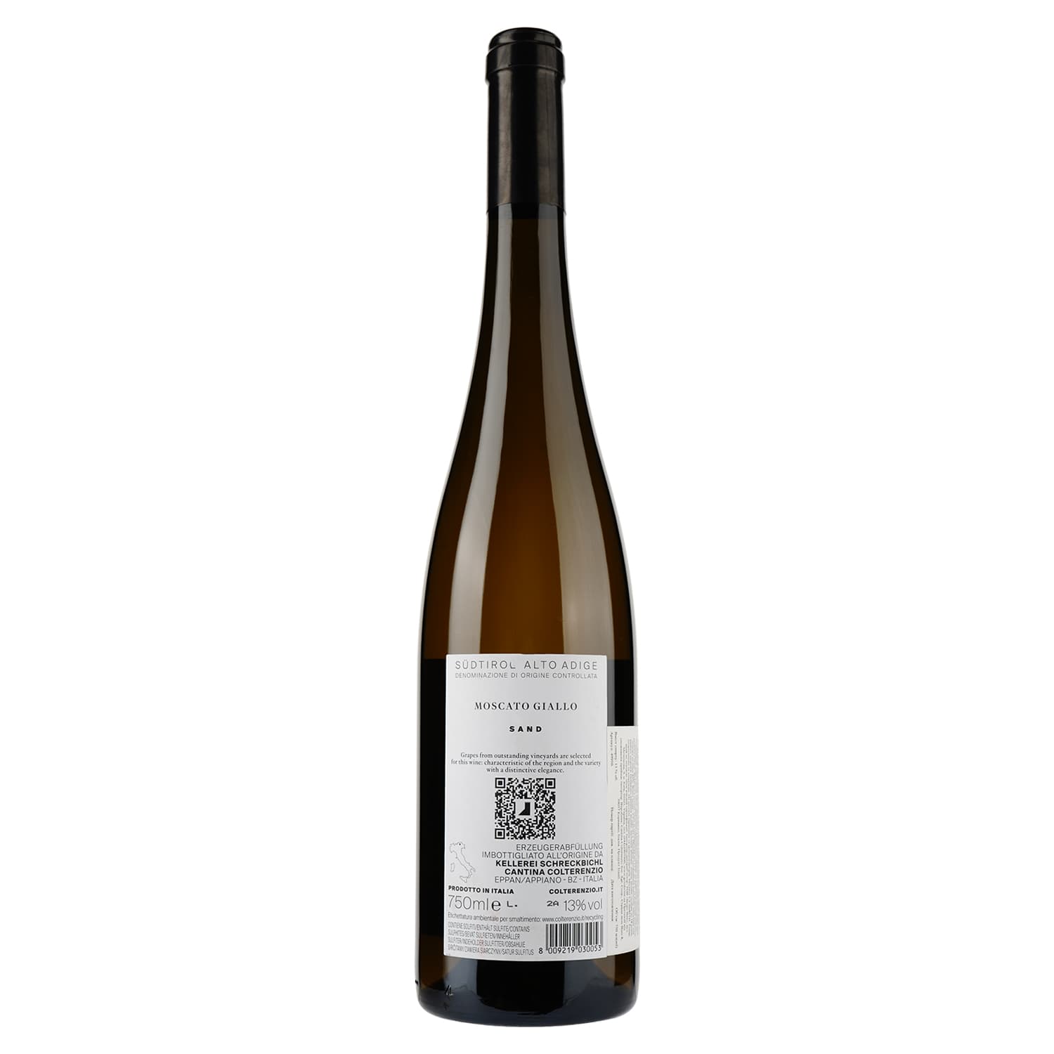 Вино Colterenzio Sand Moscato Giallo, біле, сухе, 0,75 л - зображення 2