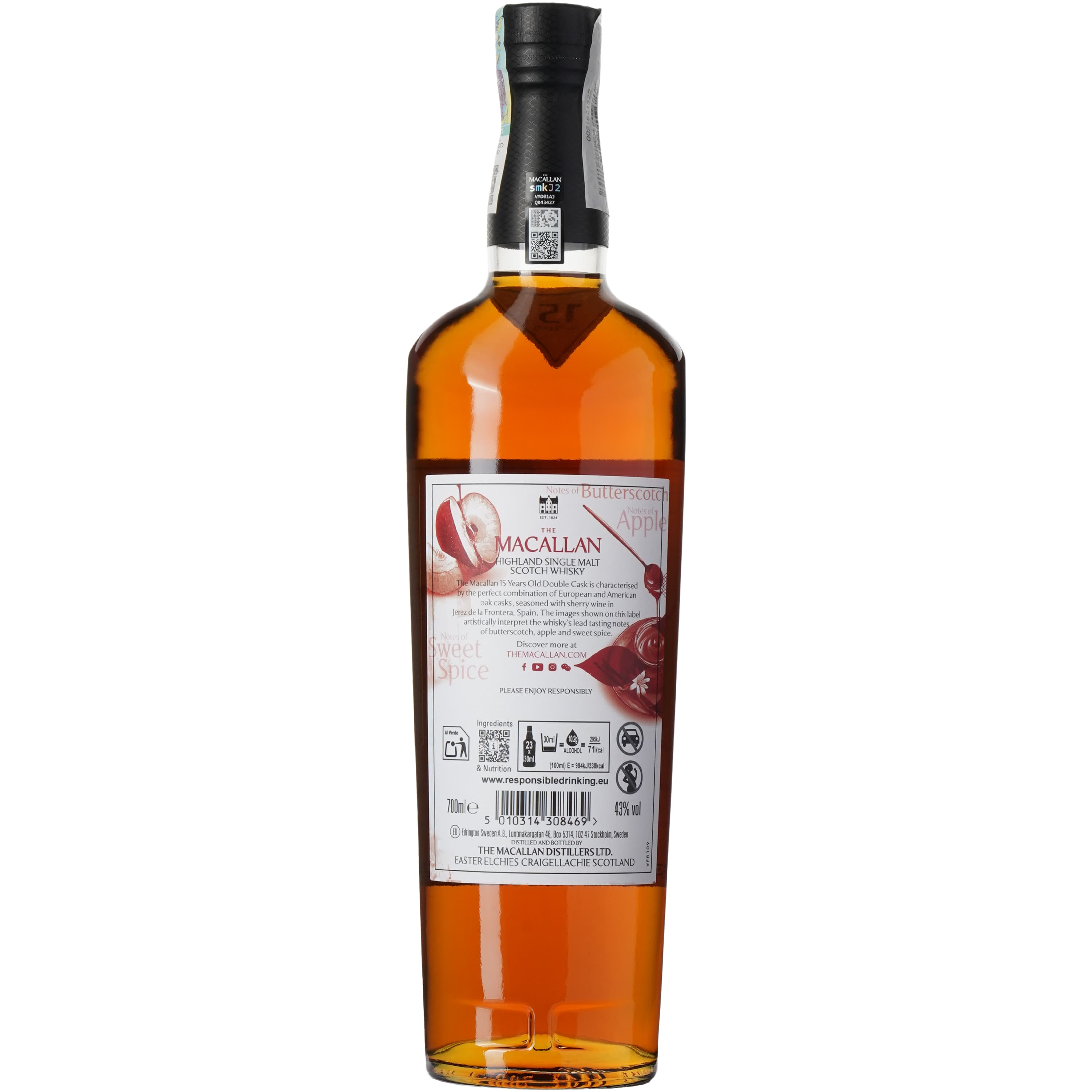 Віскі The Macallan Double Cask Matured 15 yo 0.7 л 43% - зображення 9
