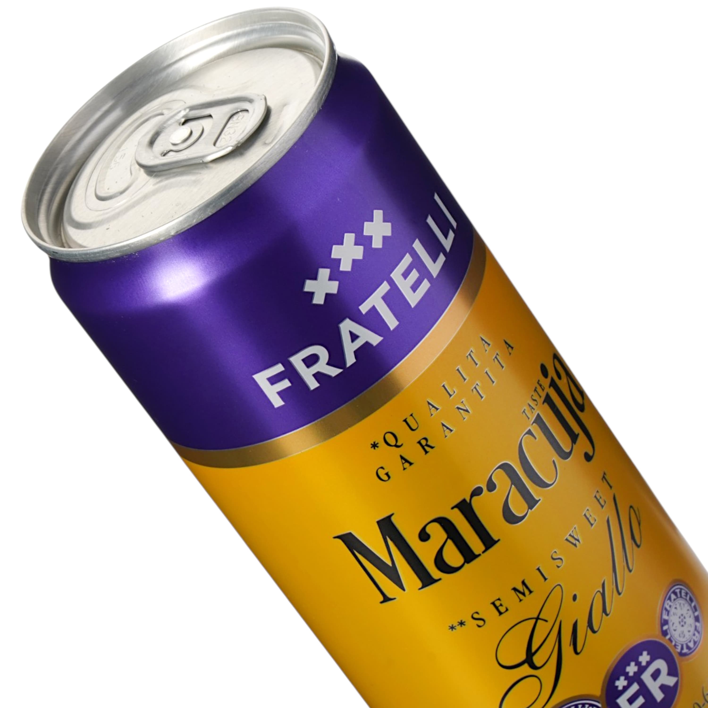 Напій винний Fratelli Maracuja Giallo білий напівсолодкий слабоалкогольний ігристий 6-6.9% 0.33 л - зображення 5