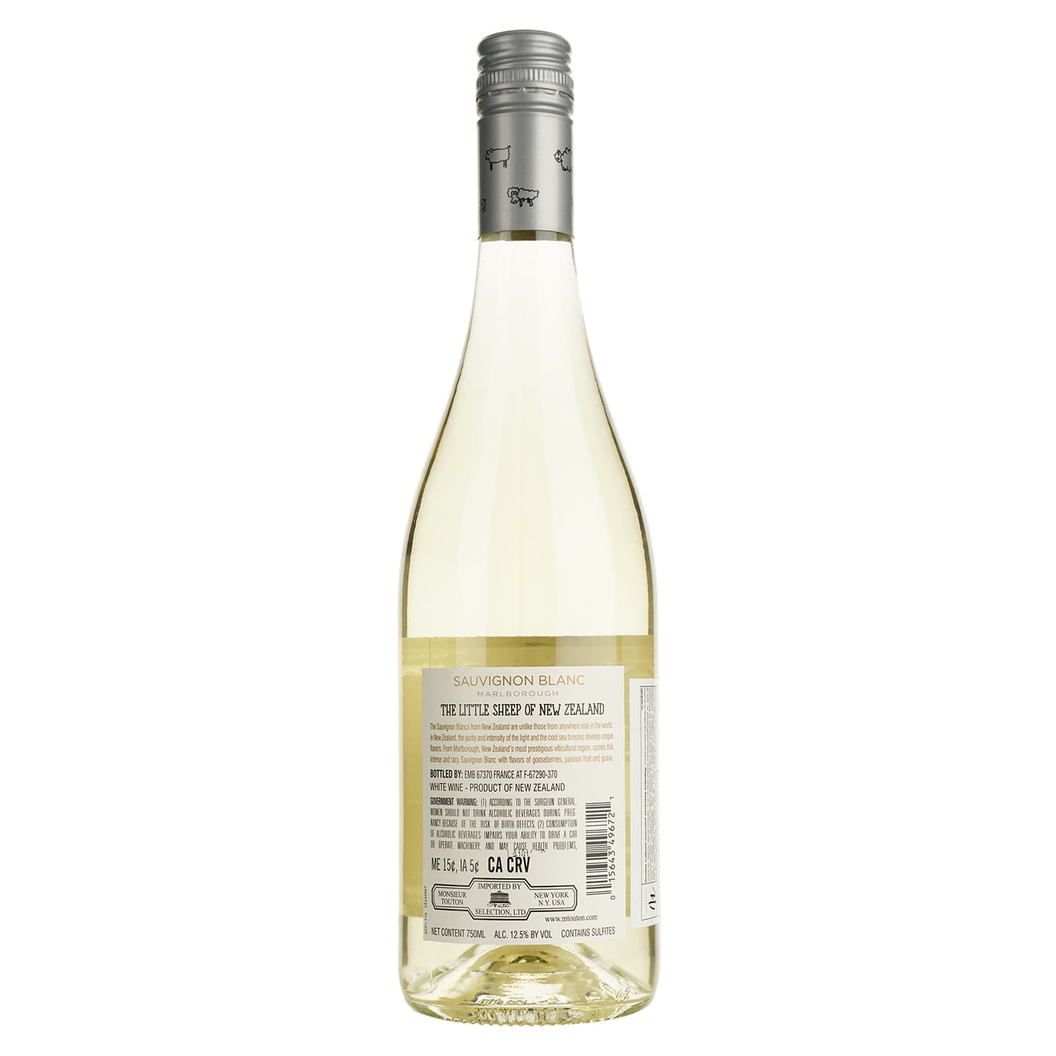 Вино Little Sheep Sauvignon Blanc біле сухе 0.75 л - зображення 2
