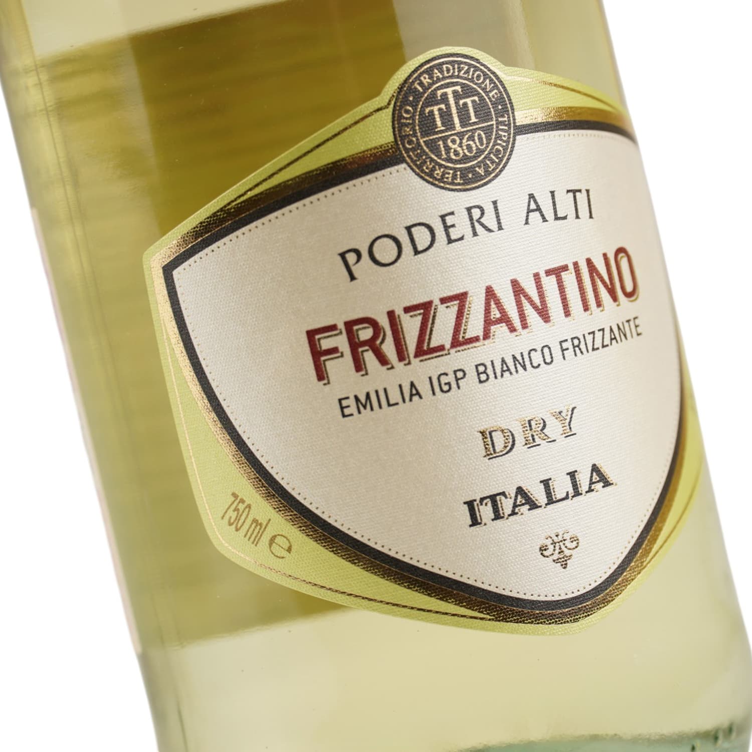 Ігристе вино Poderi Alti Frizzantino Emilia Bianco Secco-Dry біле сухе 10% 0.75 л - зображення 5