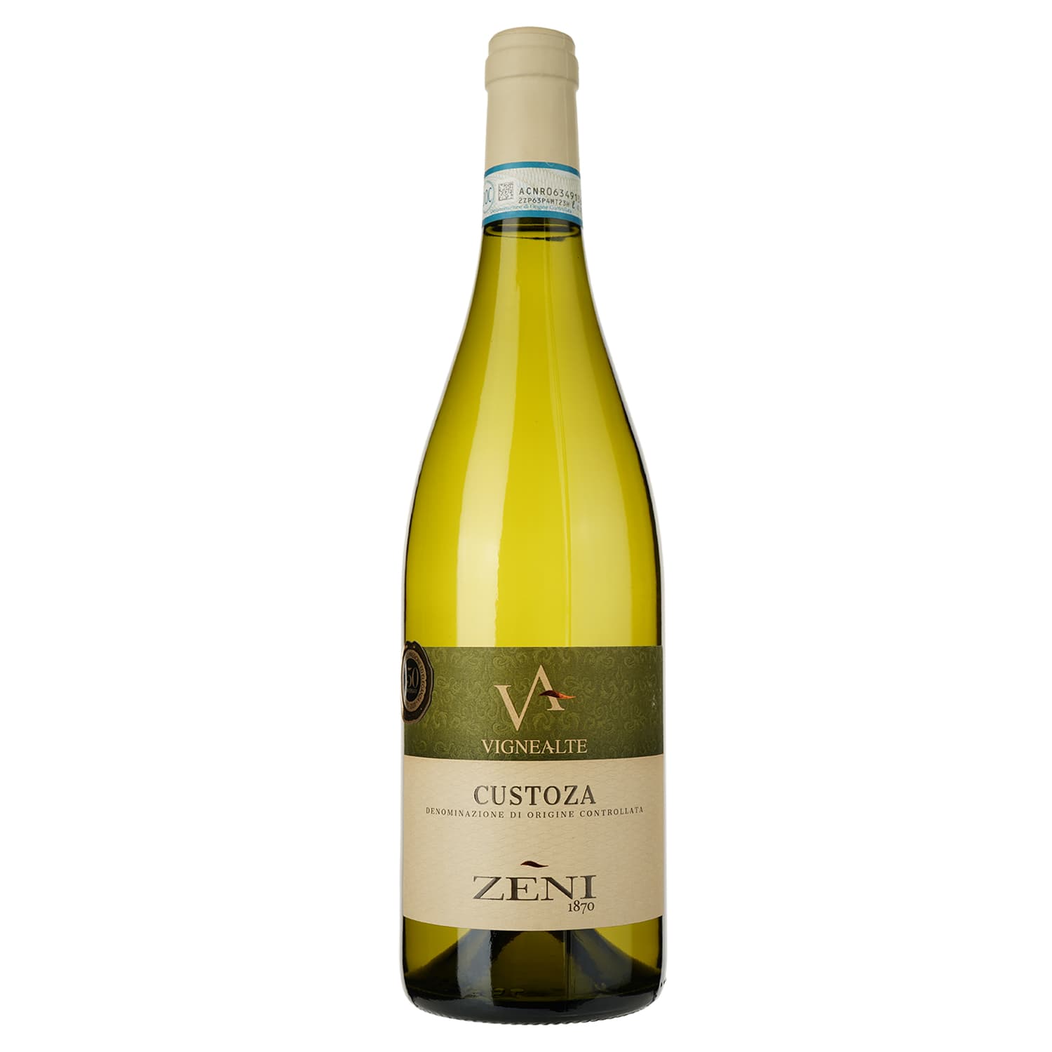 Вино Zeni Bianco di Custoza Vigne Alte DOC, червоне, сухе, 0,75 л - зображення 1