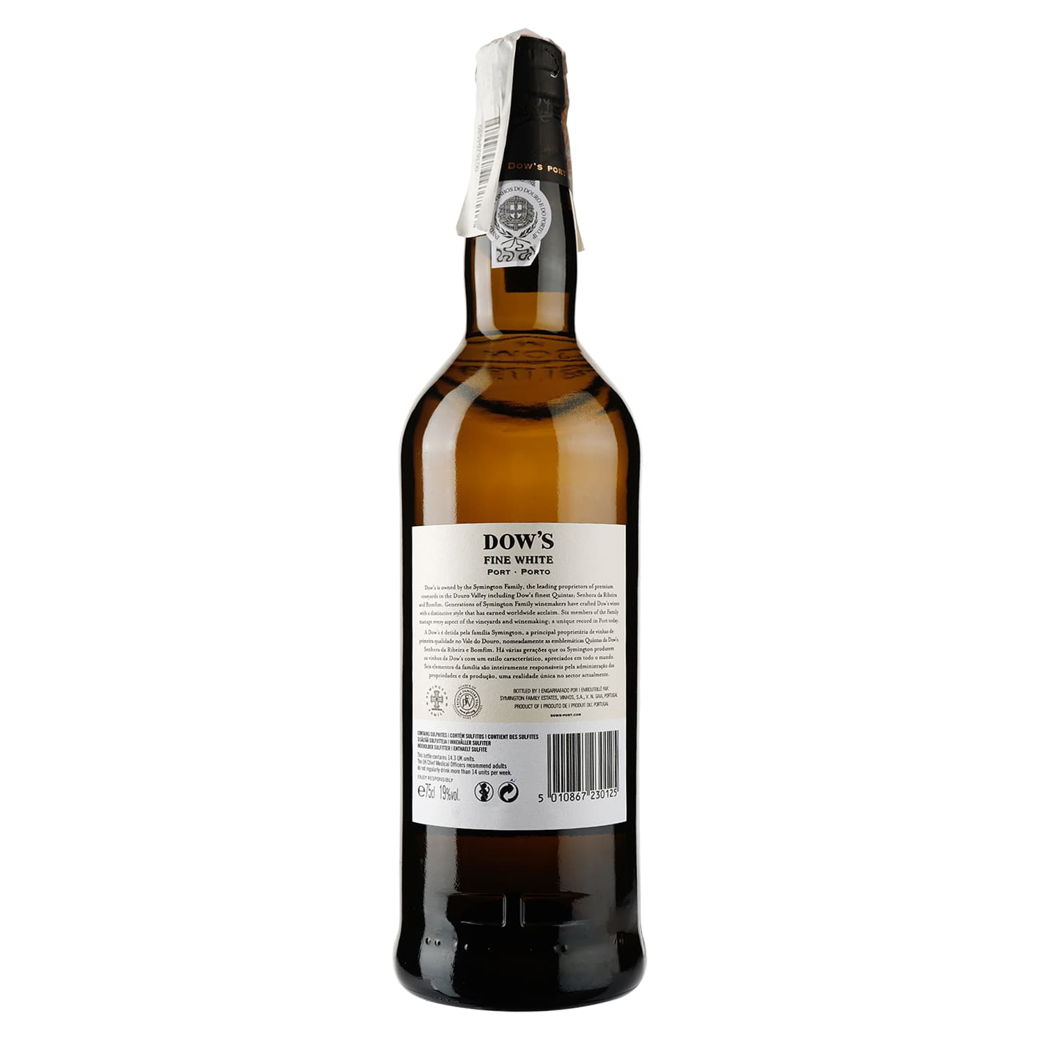 Портвейн Symington Family Estates Dow's Fine White DO, біле, солодке, 19%, 0,75 л (8000009452678) - зображення 2