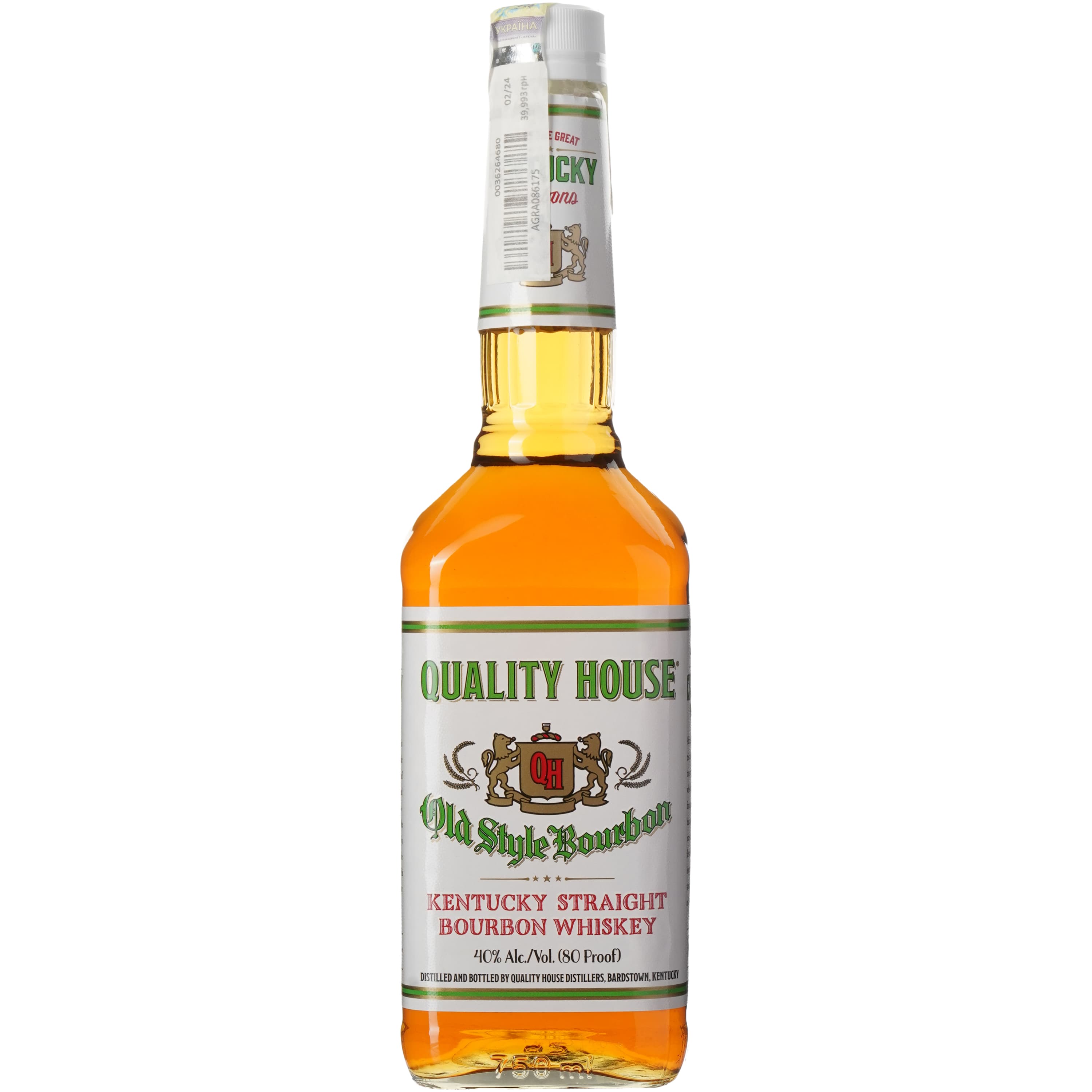 Бурбон Heaven Hill Distilleries Quality House Old Style White Bourbon 0.75 л 40% - зображення 2