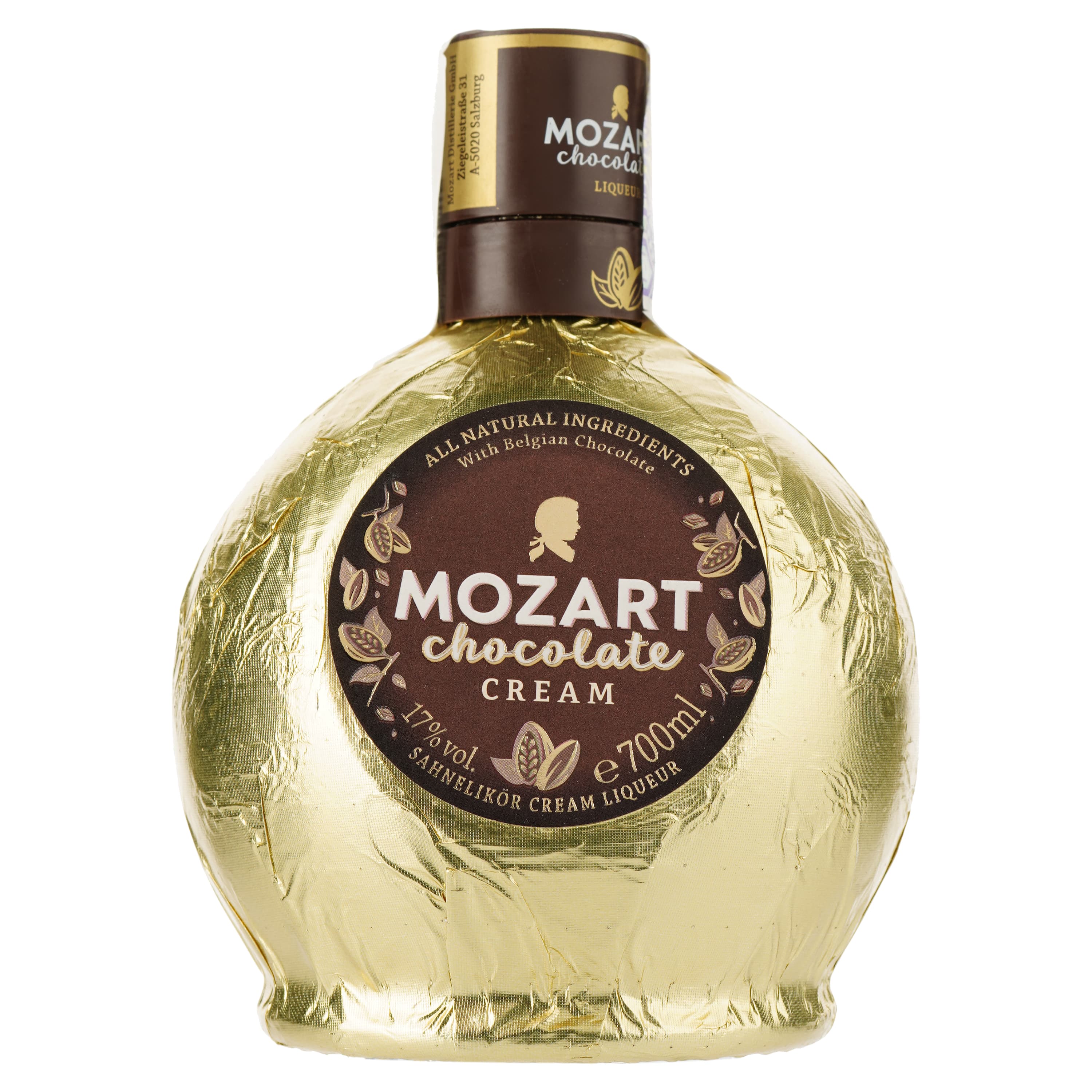 Лікер Mozart Chocolate Cream Gold, 17%, 0,7 л (713966) - зображення 1
