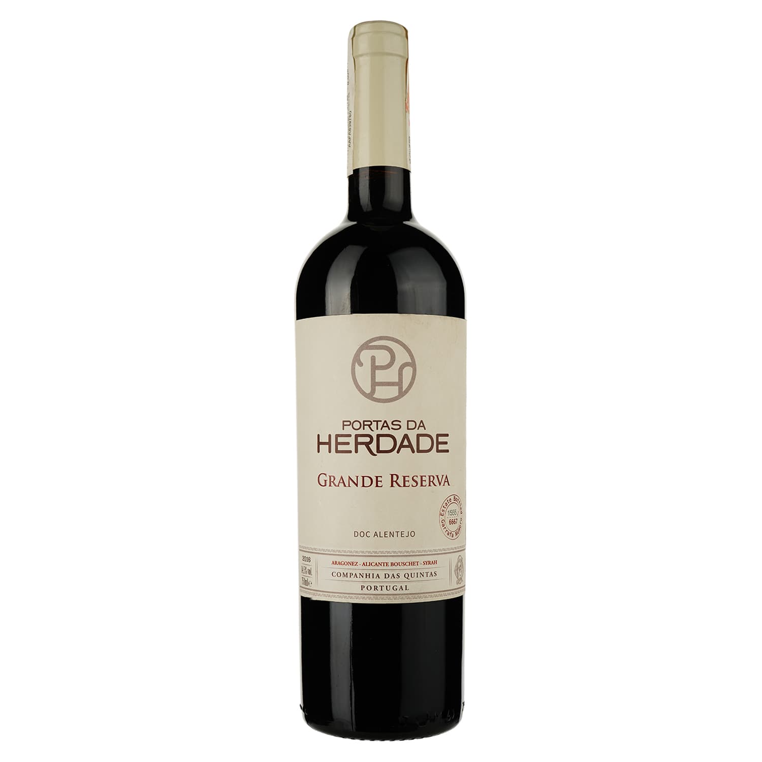 Вино Portas da Herdade Grand Reserva, червоне, сухе, 14,5%, 0,75 л - зображення 1