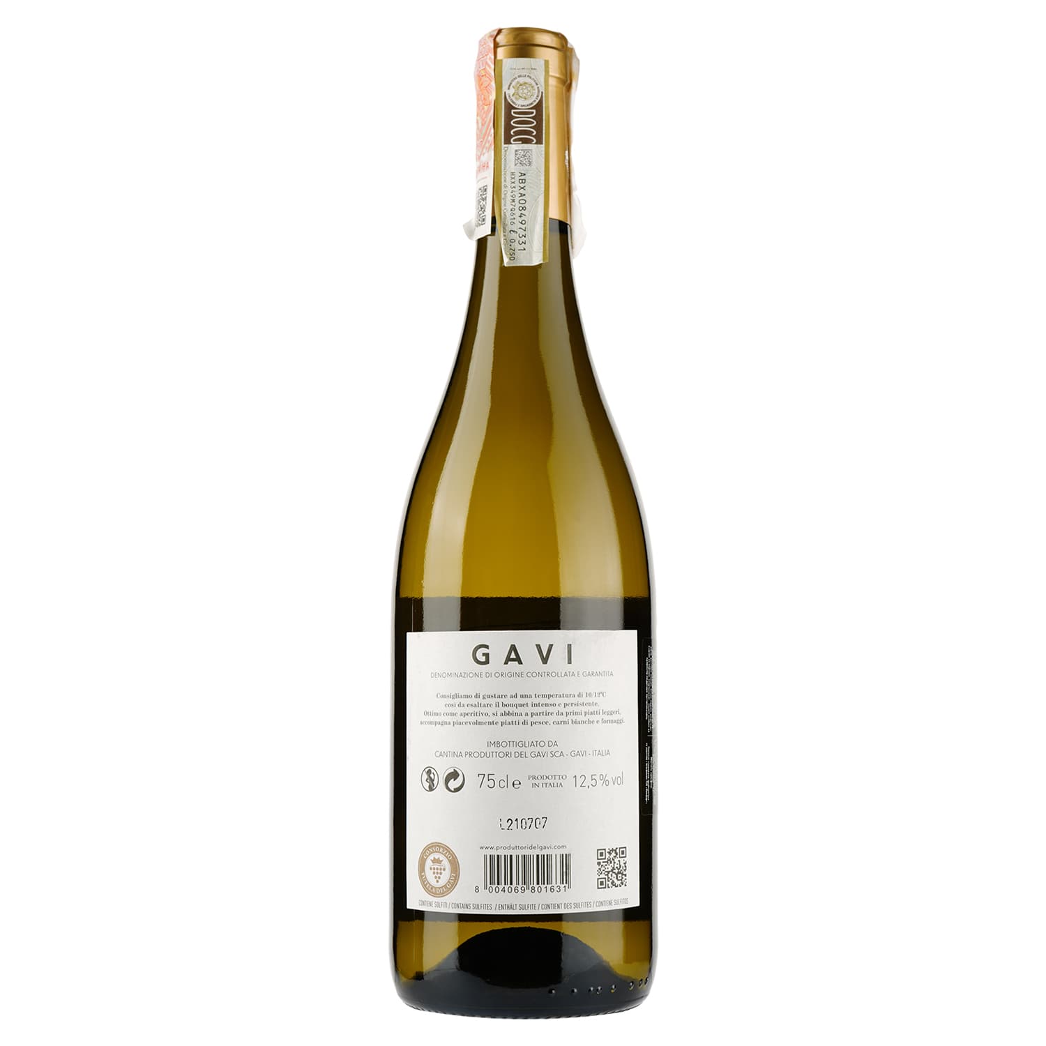 Вино Produttori Del Gavi Il Forte DOCG, біле, сухе, 12,5%, 0,75 л - зображення 2