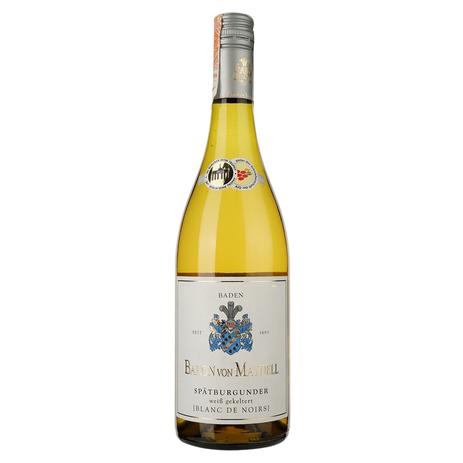 Вино Baron von Maydell Spatburgunder Blanc de Noir, біле, сухе, 13%, 0,75 л (37258) - зображення 1