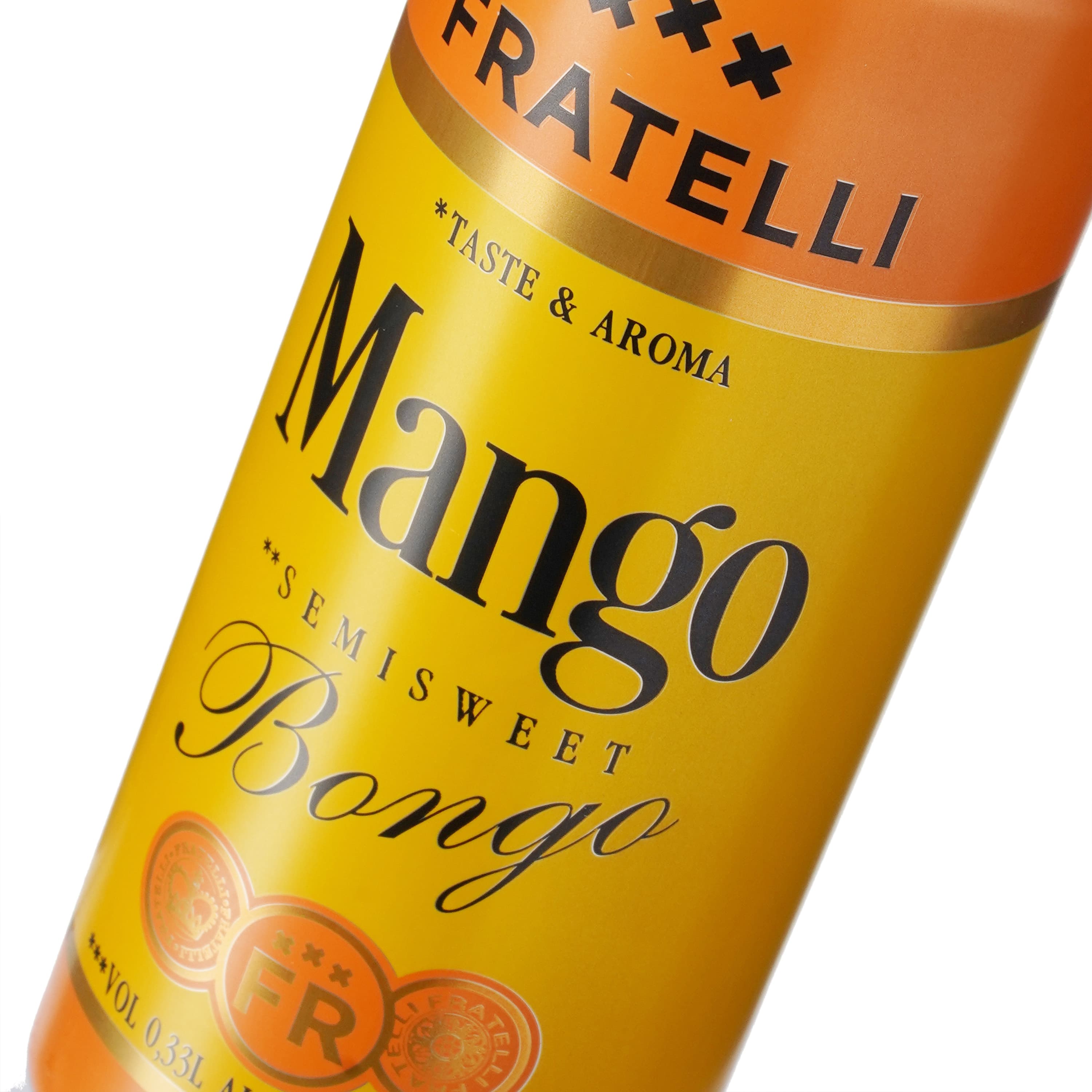 Напій винний Fratelli Mango Bongo білий напівсолодкий ігристий 6-6.9% 330 мл - зображення 4