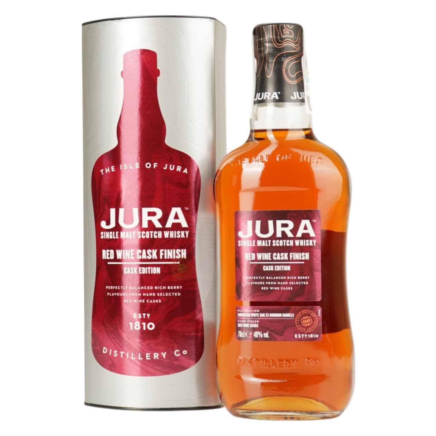 Віскі Jura Red Wine Single Malt Scotch Whisky, 40%, 0,7 л (54773) - зображення 2